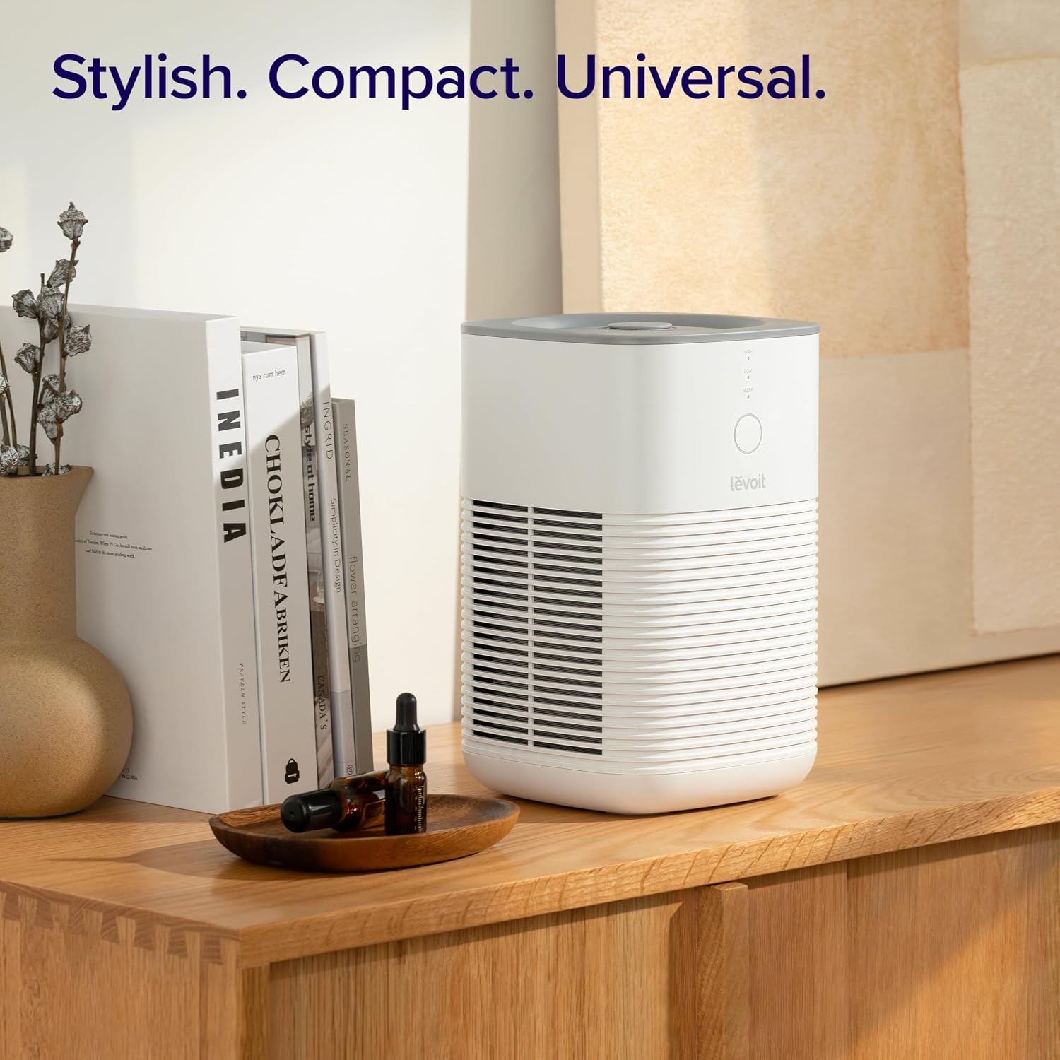 Levoit Air Purifier for Home Pets Bedroom Dorm Room, Smart & Voice Control