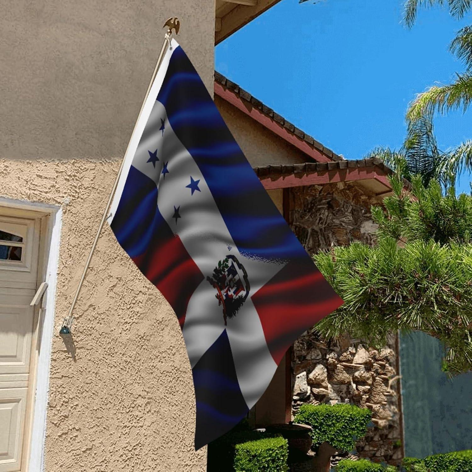 Nicaraguan Nicaragua And American Usa Flag 2x3 Ft Flags Double-Sided Printing Outdoor Indoor Decoration Country Flag 2x3 Foot Polyester Banner