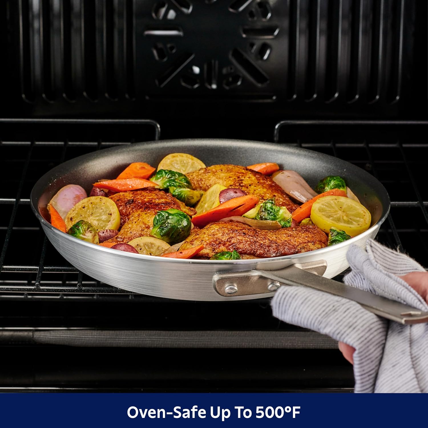 Tramontina Professional 8-Inch Non Stick Small Frying Pan | Heavy-Gauge Aluminum Skillet with Reinforced Nonstick Coating, Red Handle, Dishwasher and Oven Safe, Made in Brazil