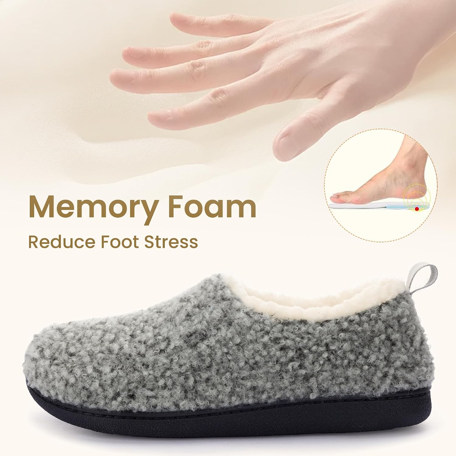 RockDove Women's Nomad Faux Shearling Slipper