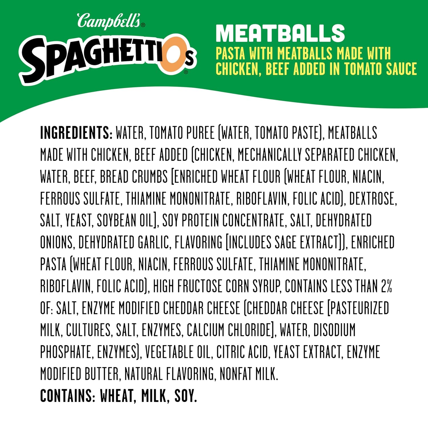 SpaghettiOs Original Canned Pasta, 15.8 oz Can (Pack of 4)