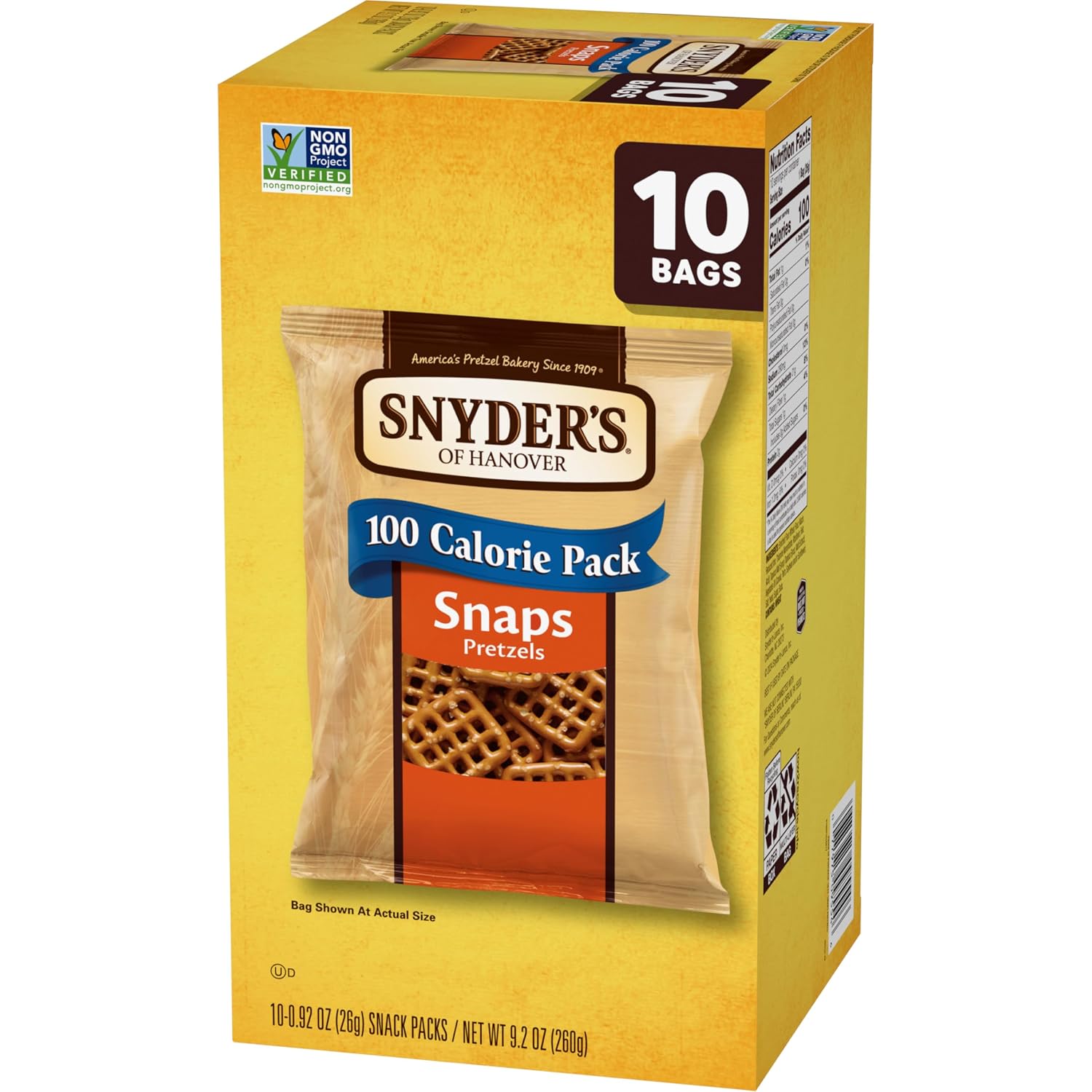 Snyder's of Hanover Snaps Pretzels, 16 Oz Bag