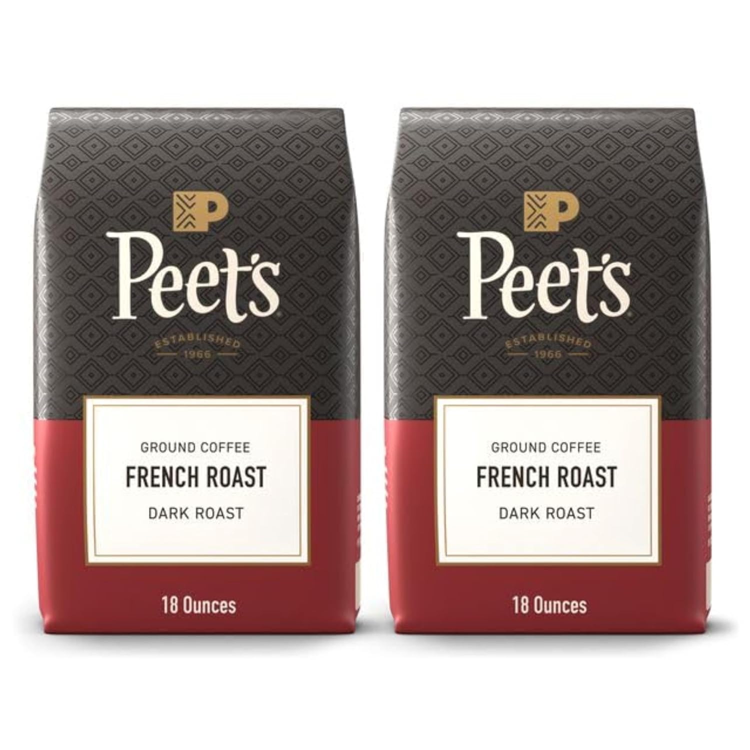 Peet's Coffee, Dark Roast Ground Coffee, 100% Arabica Coffee - Major Dickason's Blend 18 Ounce Bag