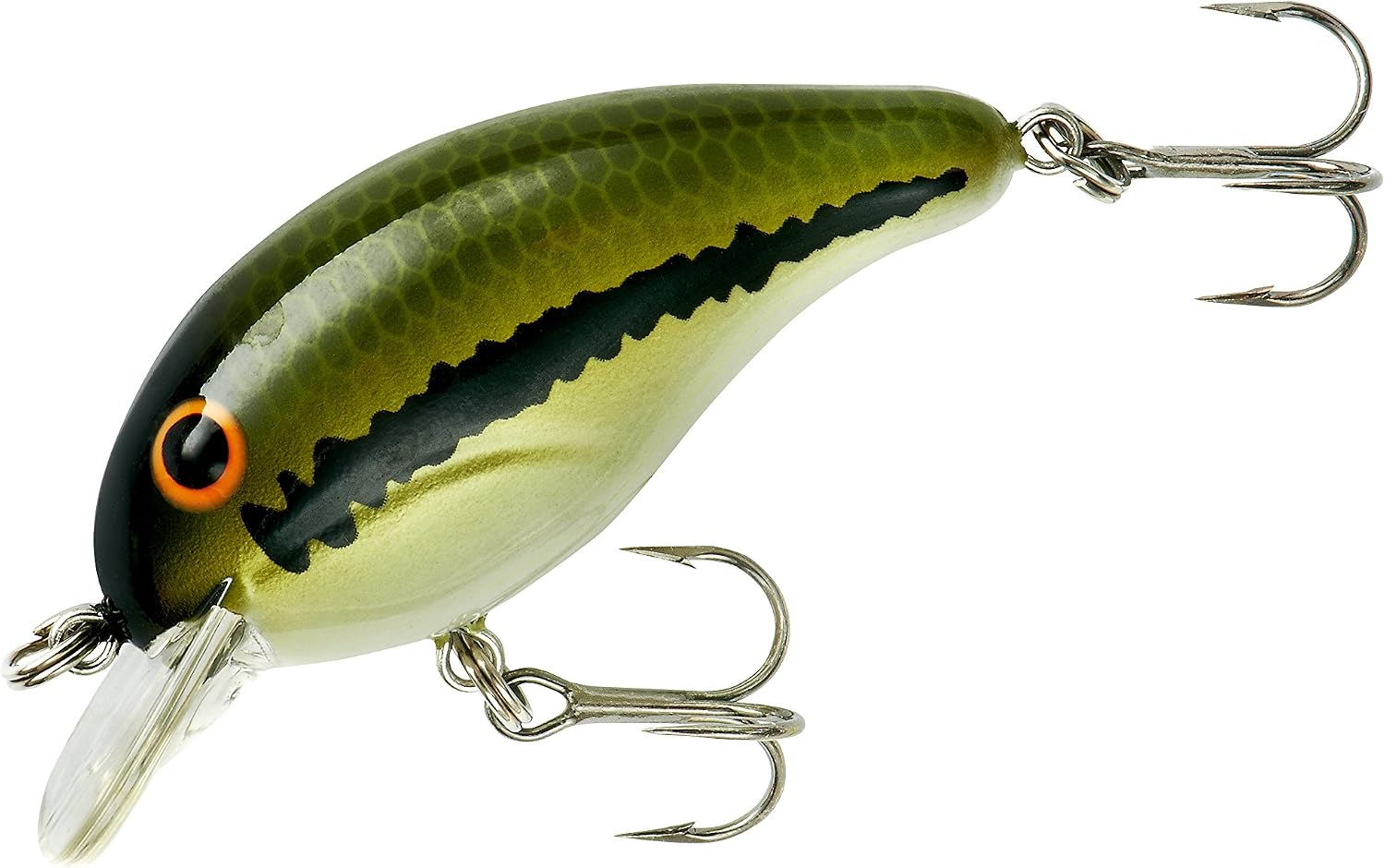 BANDIT LURES Crank 100-Series 2-Inch Baby Bass 2 to 5-Feet Deep Bait (Green) (BDT101)