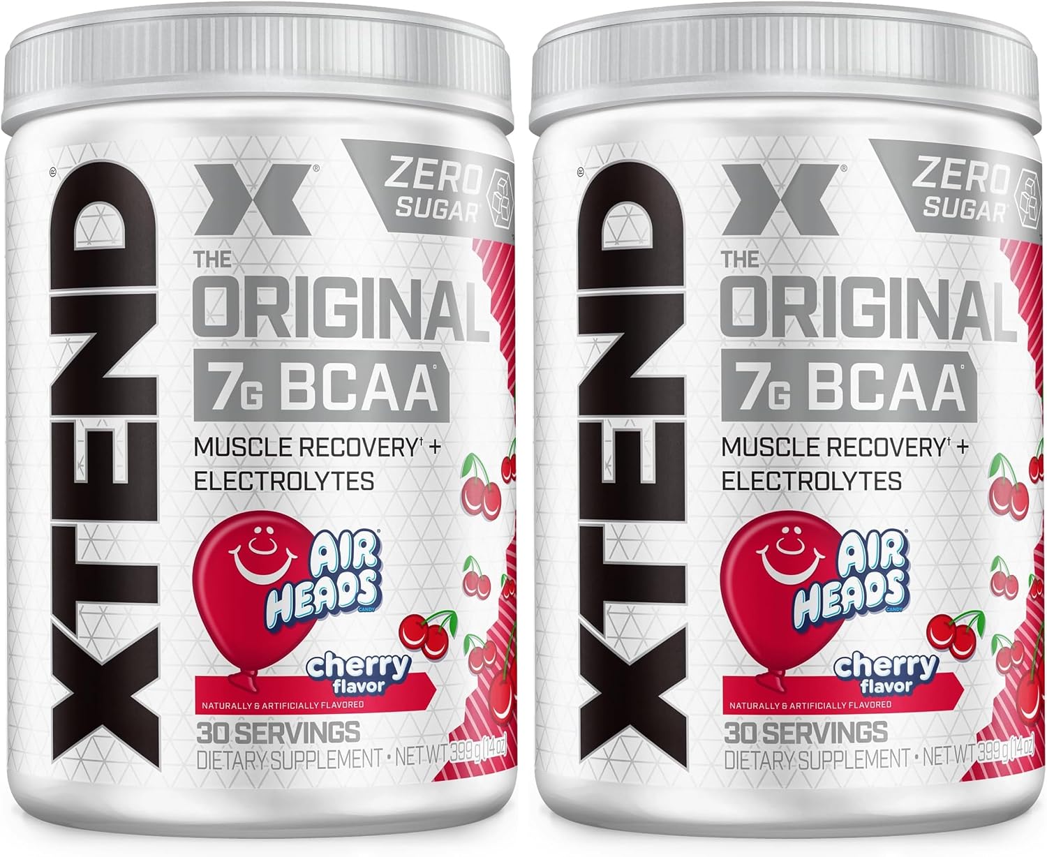 Xtend Original BCAA Powder, 7g BCAAs and 2.5g L-Glutamine for Muscle Recovery Hydration and Lean Muscle, Sugar Free Intra and Post Workout Drink with Electrolytes, Watermelon Explosion, 30 Servings