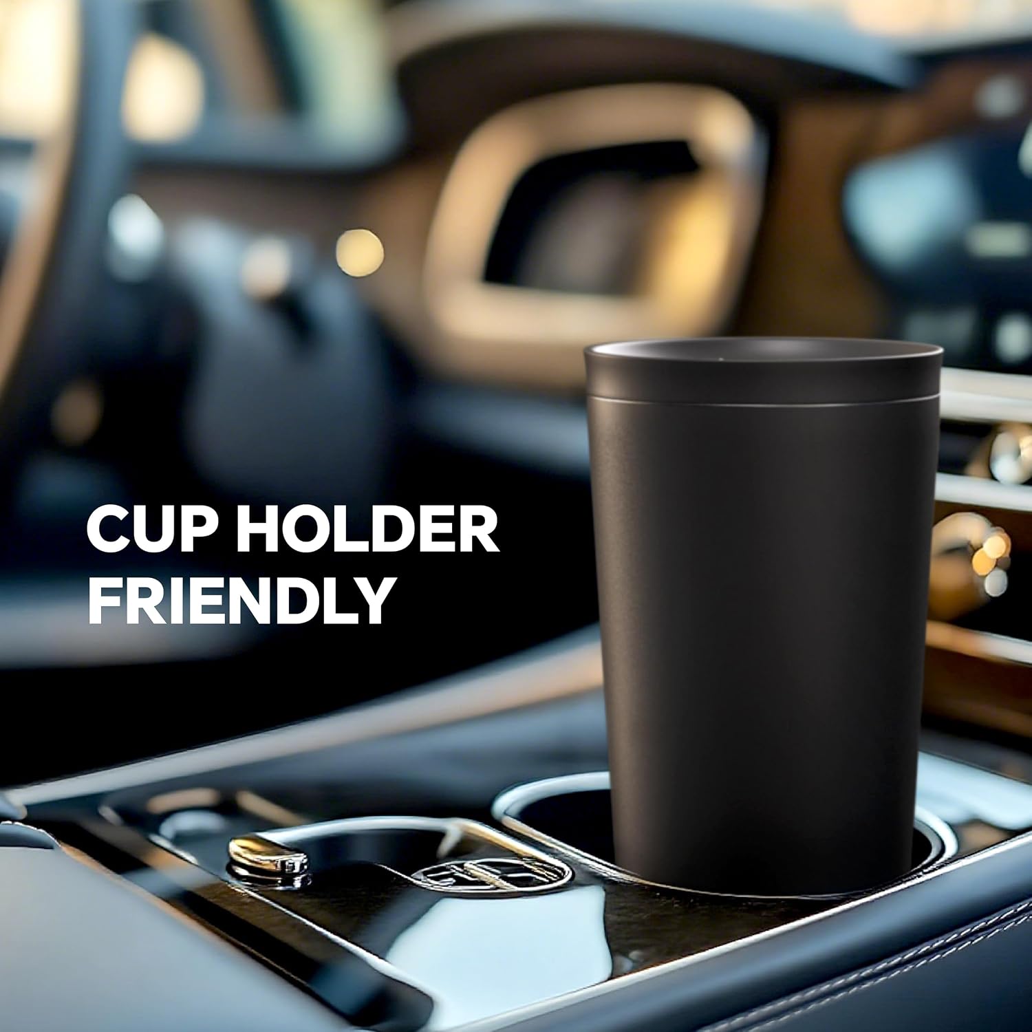 Ideus 20 oz Tumbler, Travel Coffee Mug with Splash Proof Sliding Lid, Double Wall Stainless Steel Vacuum Insulated Coffee Mug for Home and Office