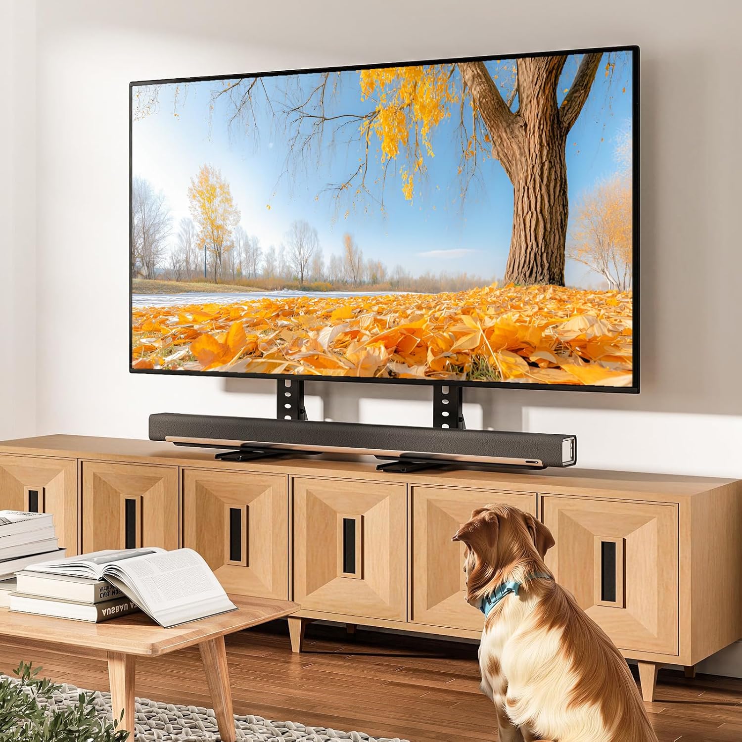 TAVR Universal Table Top TV Stand Mount, TV Legs for Most 20-75 Inch TVs