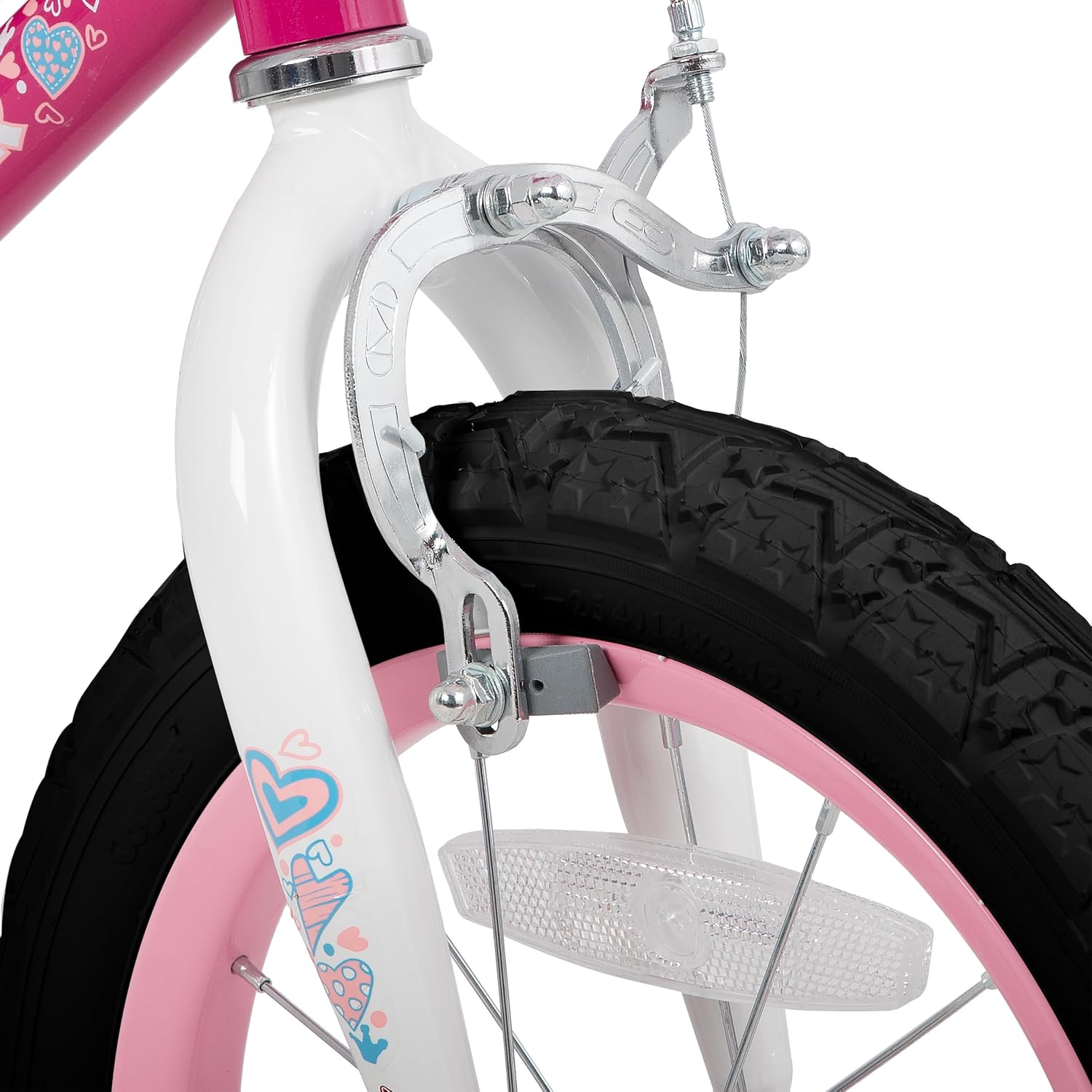 JOYSTAR Angel Girls Bike for Toddlers and Kids Ages 2-12 Years | 12-20 Inch Kids Bike with Training Wheels & Basket, 20 24“ Bicycle with Kickstand