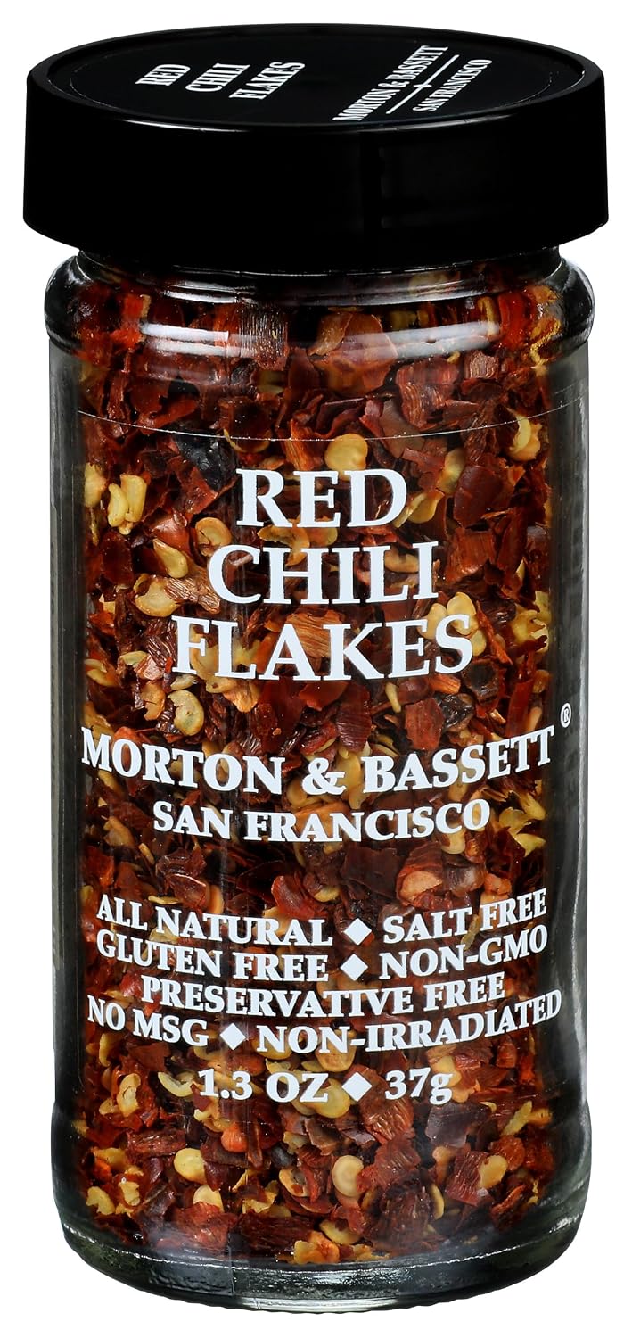 Morton & Bassett Cayenne Pepper, 1.8 oz – Non-GMO, Salt-Free, Bold and Spicy for Heat, Sauces & Mexican Cuisine