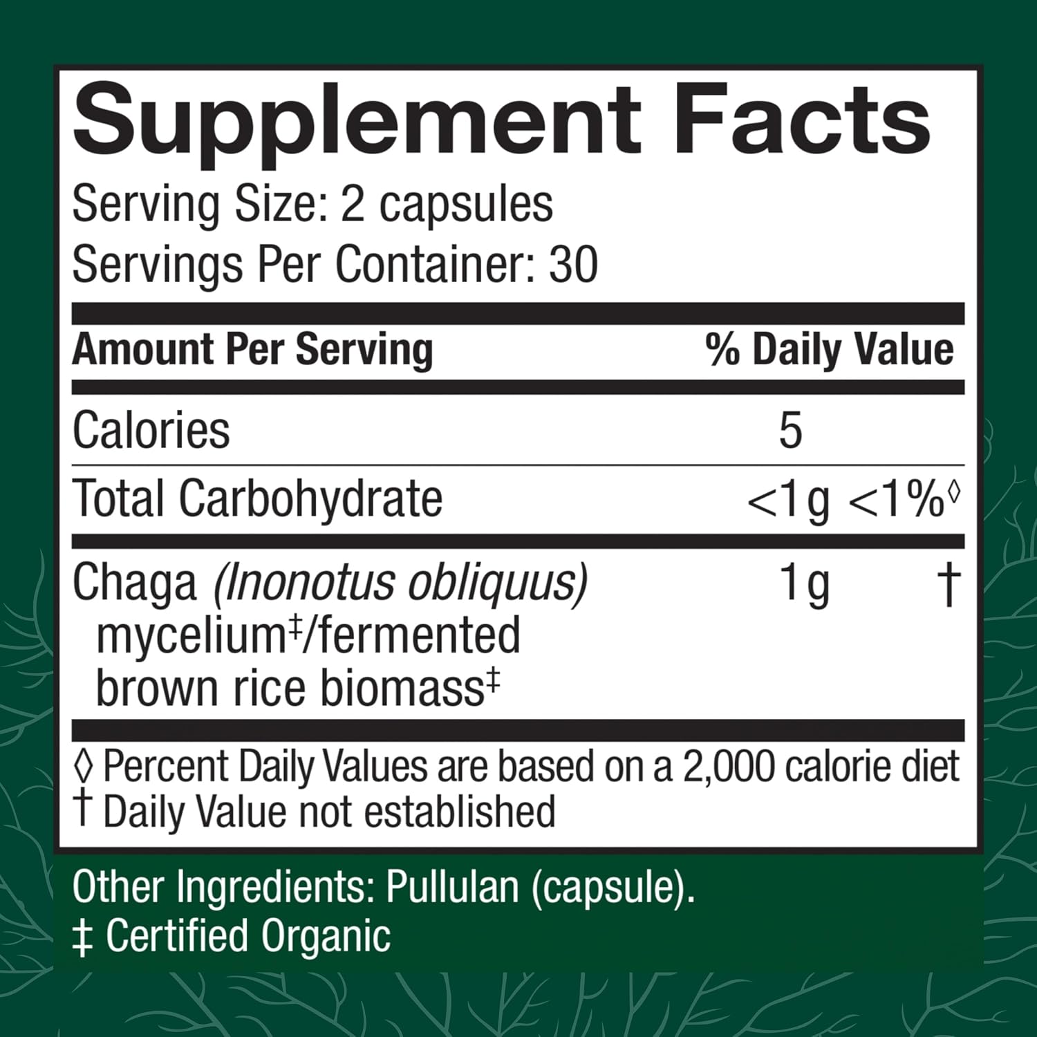 Host Defense Chaga Capsules - Immune System Support Supplement - Chaga Mushroom Capsules for Antioxidant Activity Support - Dietary Mushroom Supplement - 60 Capsules (30 Servings)*