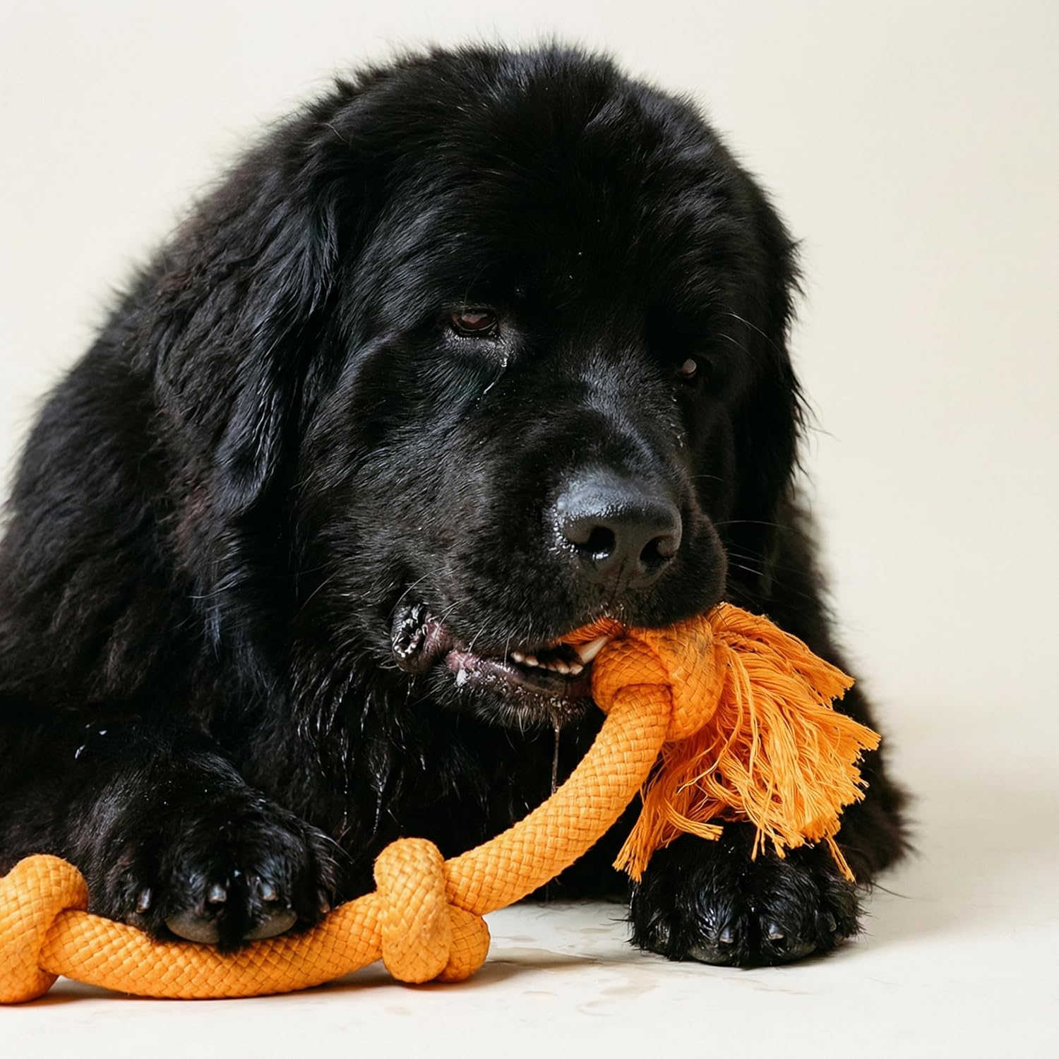 Playology Tug Rope Dog Toys for Large Breed Dogs - Jumbo, Beef Scent