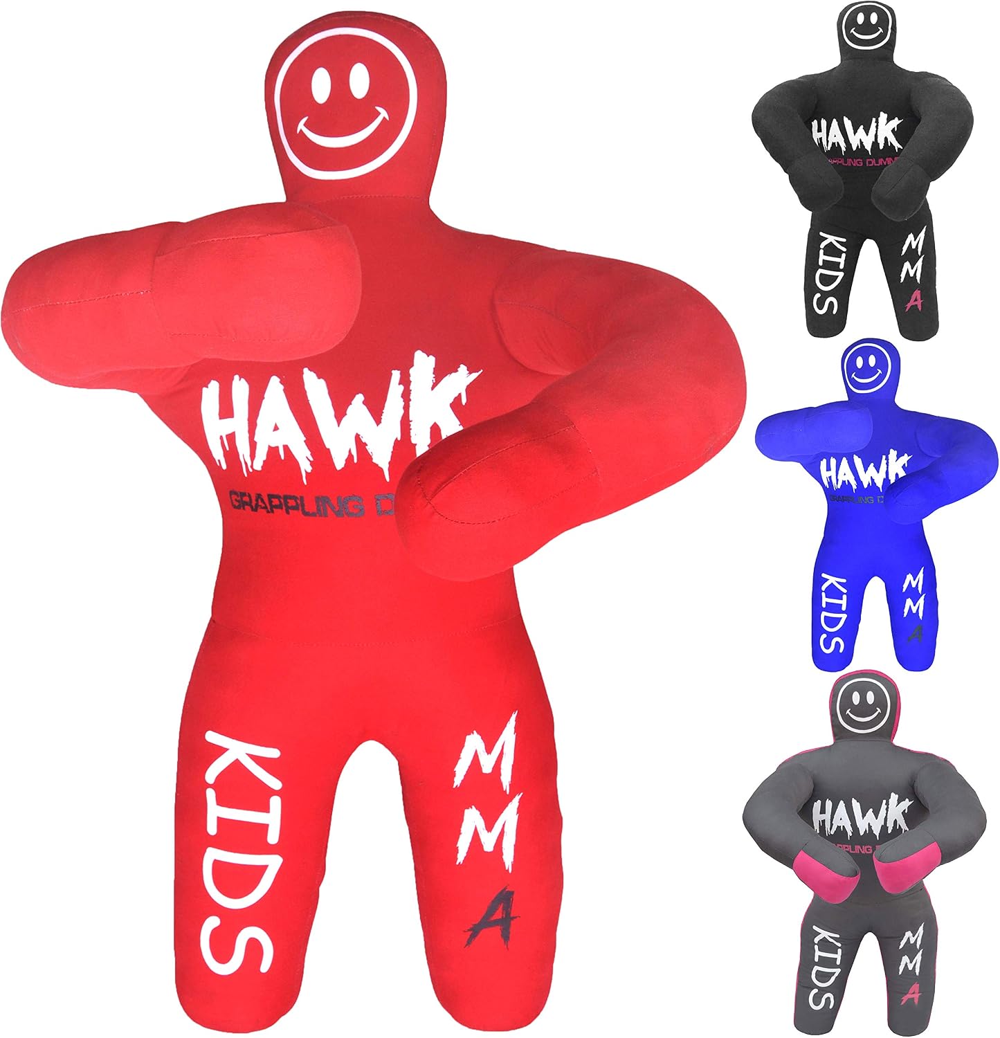 Hawk Sports HWK Kids Grappling Dummy & Baby Wrestling Dummy for Kids Lightweight Life-Size Training Model with Moveable Limbs for MMA, Jiu Jitsu, Judo