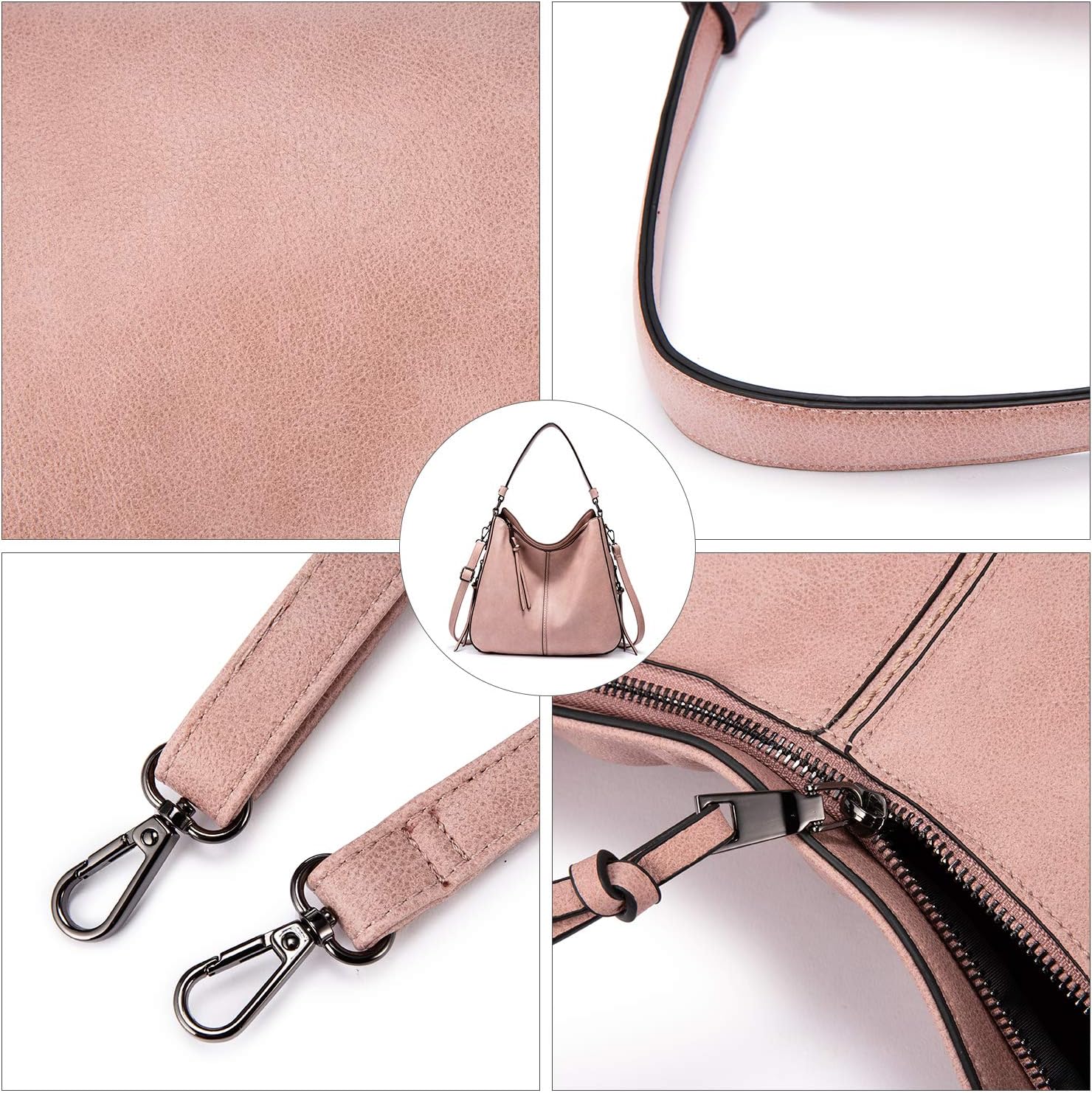 Hobo Crossbody Bag for Women, Designer Shoulder Purse Handbags