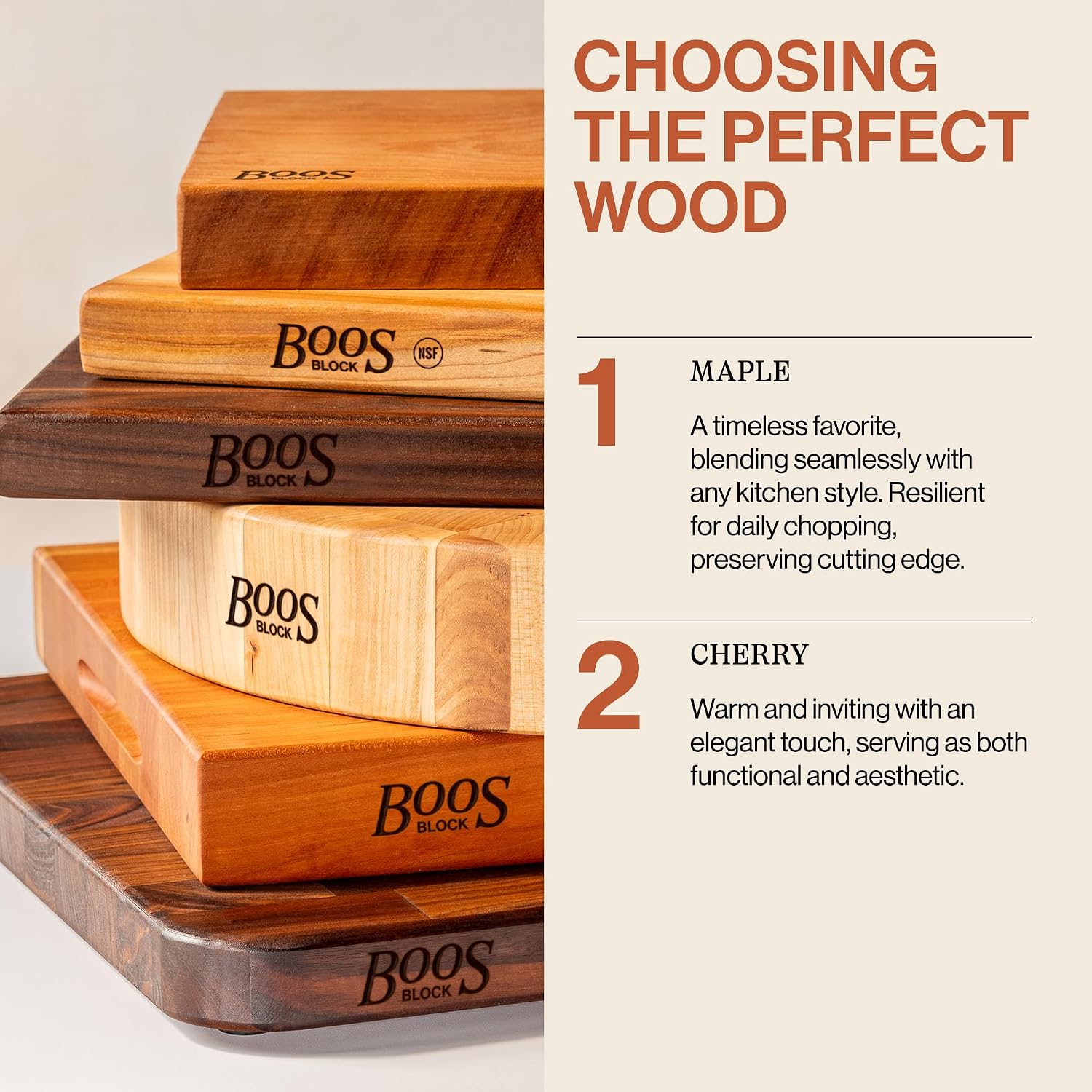 John Boos Handle Boards Series Rectangular Wooden Maple Cutting Board 24”x18” – 2.25” Thick, 30-lb Reversible Butcher Block with Juice Groove, Edge-Grain & Metal Handles