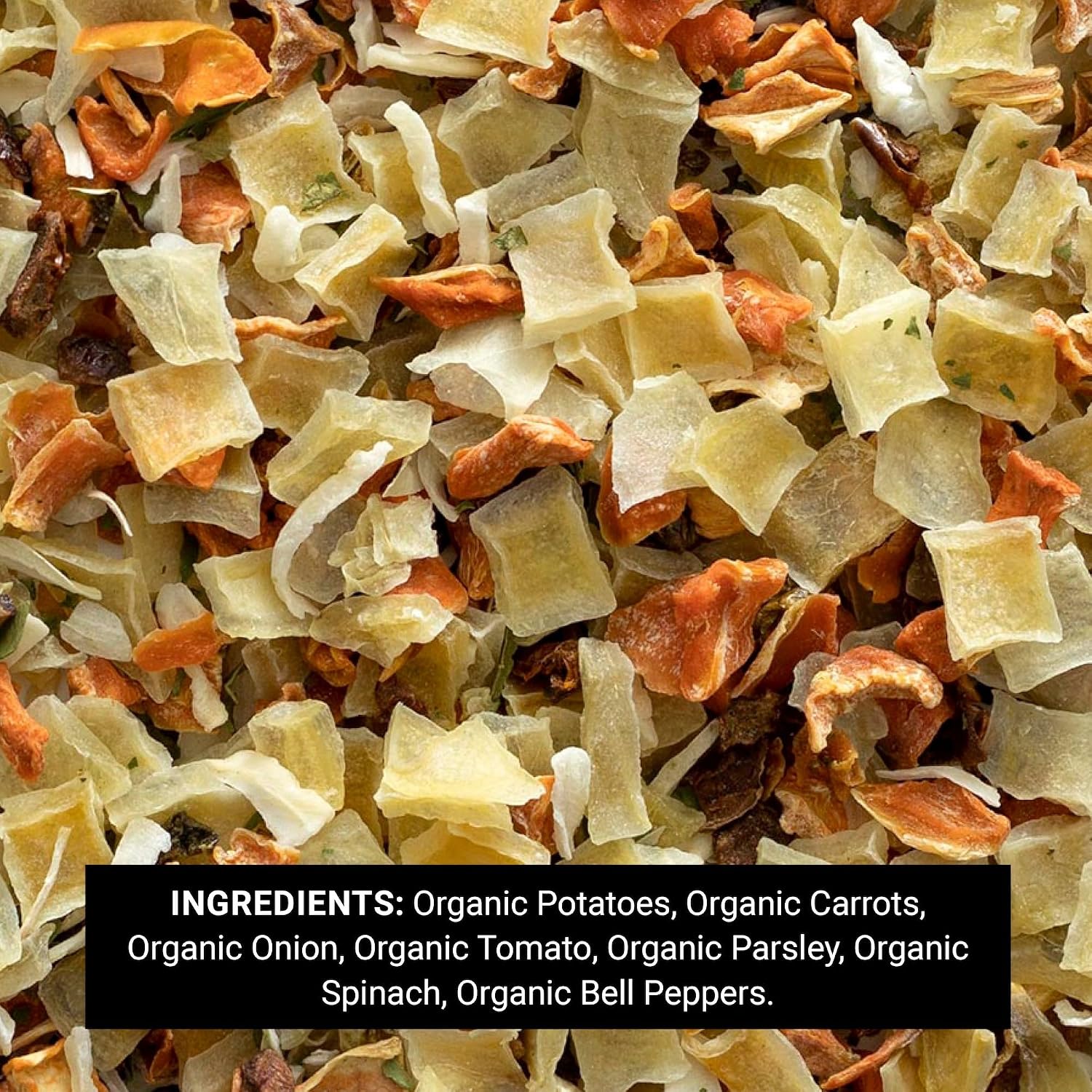 Frontier Co-op Organic Vegetable Soup Blend 1lb - Low Sodium Soup Mix, Dehydrated Veggies and Parsley - Dried for Ramen, Stew