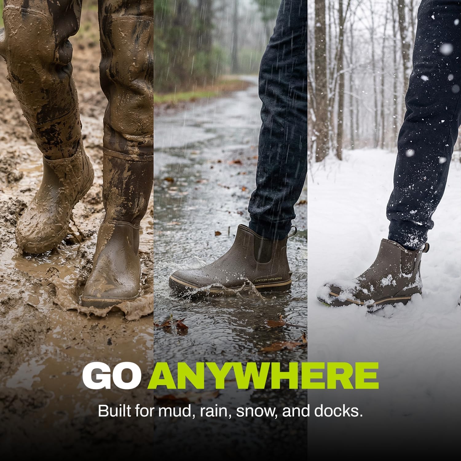 Gator Waders Mens Camp Boots