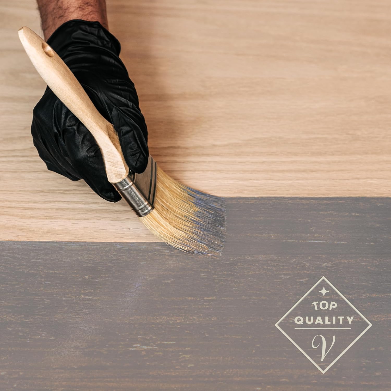 Varathane Premium Fast Dry Weathered Gray Wood Stain | Oil-Based, 1 Coat Color, 1 Hour Dry Time, Interior Wood Stain, Furniture, Cabinets, Doors, Covers Up to 275 Sq Ft, Quart