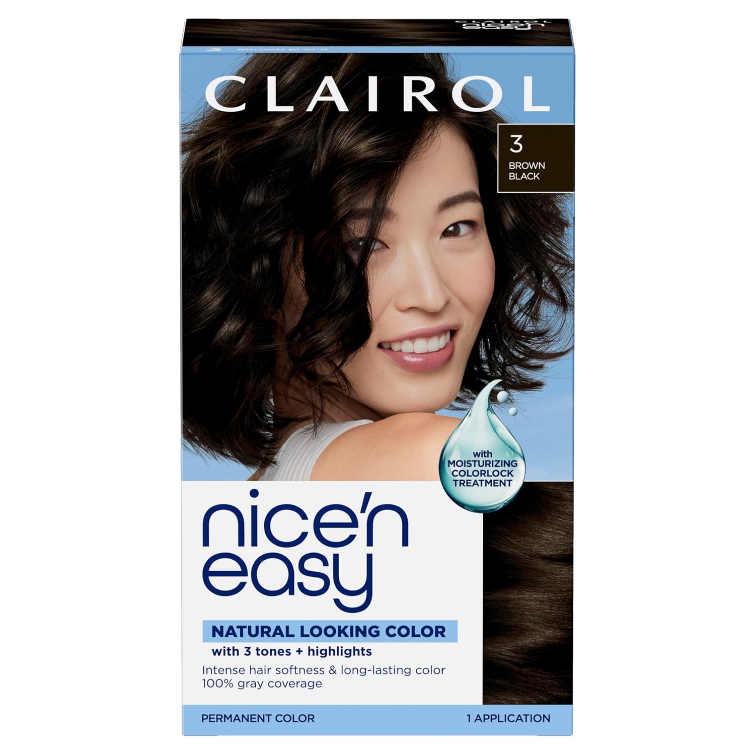 Clairol Nice'n Easy Permanent Hair Dye, 6A Light Ash Brown | Pack of 3