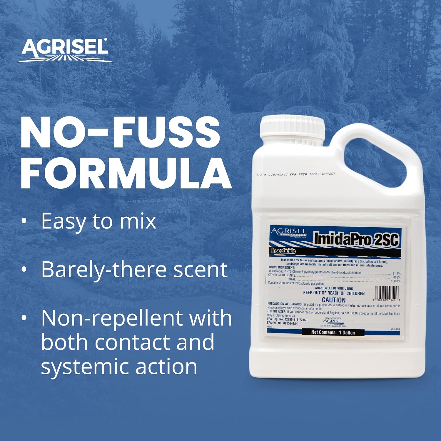 Agrisel ImidaPro 2SC/Midash 2SC Insect & Pest Control, 32 Ounces | Outdoor Use Only, Broad Spectrum, Residential & Commercial, Effective Against 100+ Pests
