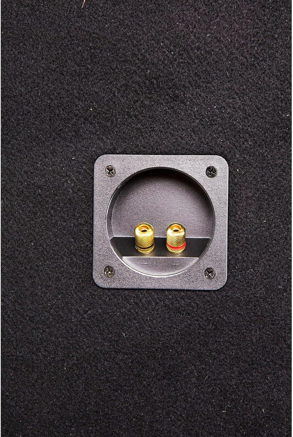 American Sound Connection Car Audio Single 15" Slot Vented Paintable Baffle Stereo Sub Box Enclosure