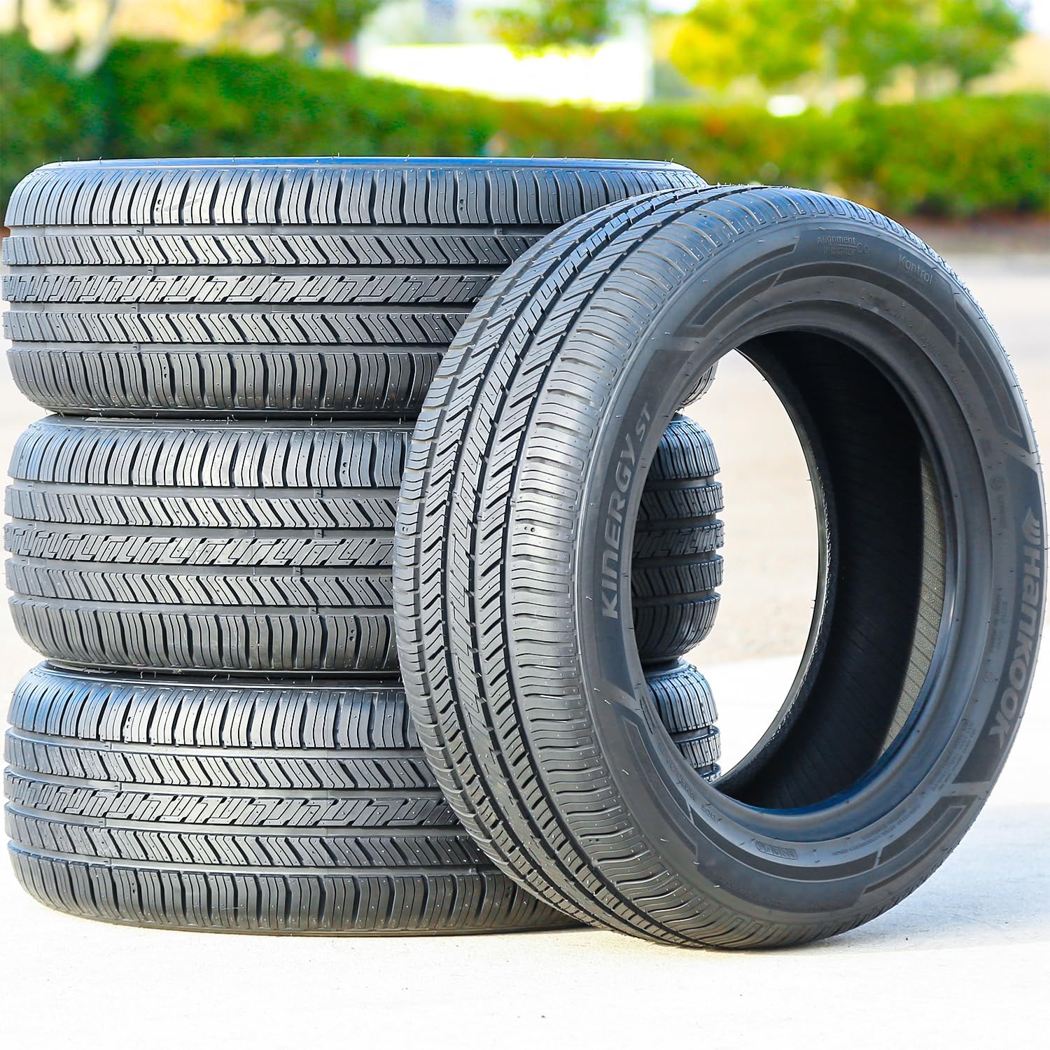 Hankook Kinergy ST (H735) 215/70R15 98T | Passenger Touring All Season Traction 98T Rated Standard Load Radial Construction Black Sidewall Tire