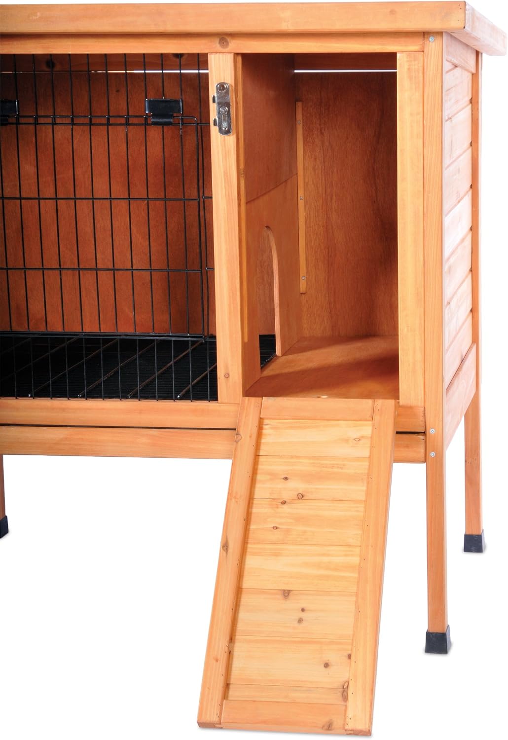 Prevue Hendryx Prevue Pet Products Small 460 Rabbit Hutch, Stained Wood