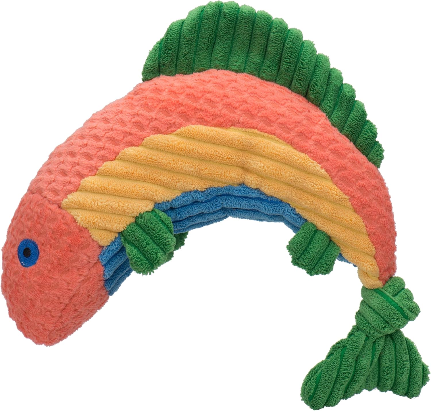 HuggleHounds Knottie Plush Dog Toy - Dog Stuffed Animal Toy, Squeaky Puppy Toys, for Small, Medium & Large Dogs, Durable Plush to Keep Them Busy - Ms Maddie Sock Monkey, Large