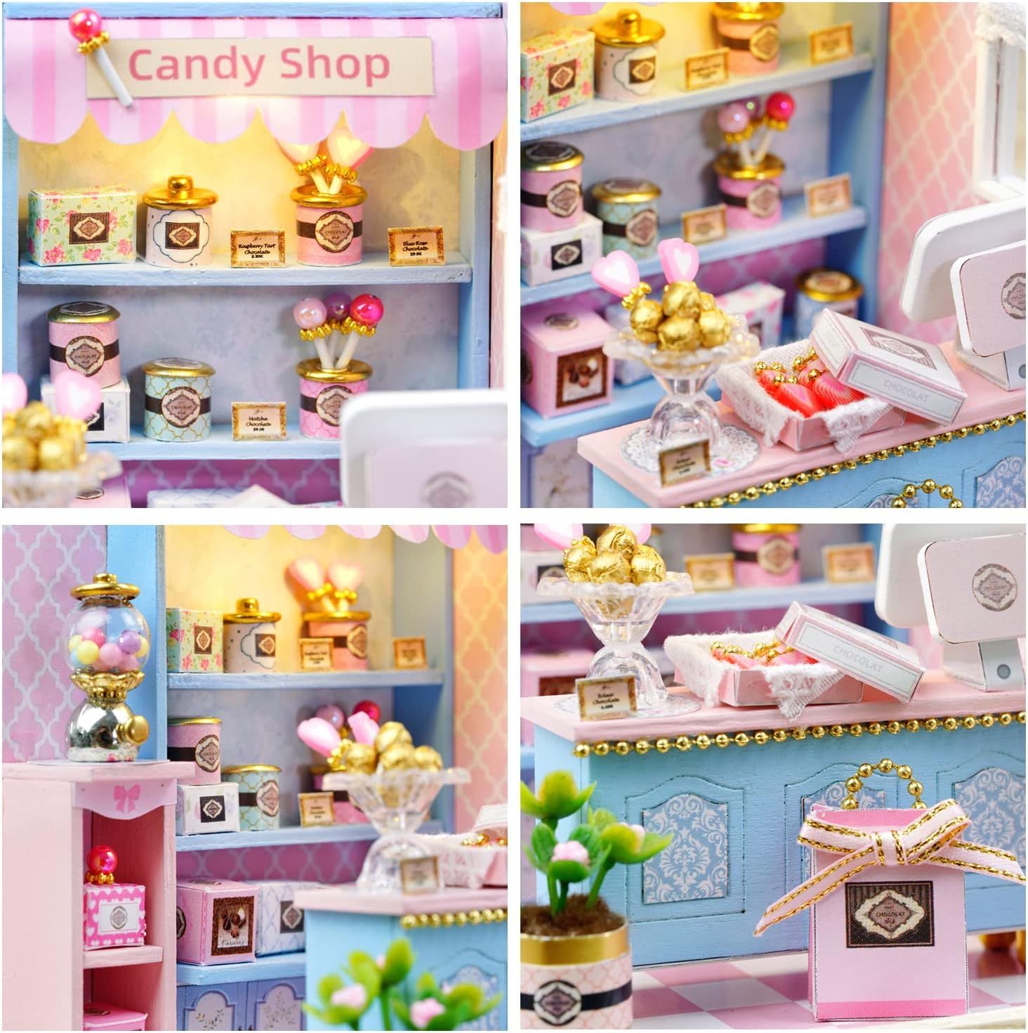 CUTEROOM DIY Doll Room Miniature Furniture Wooden House Kit-Study Room