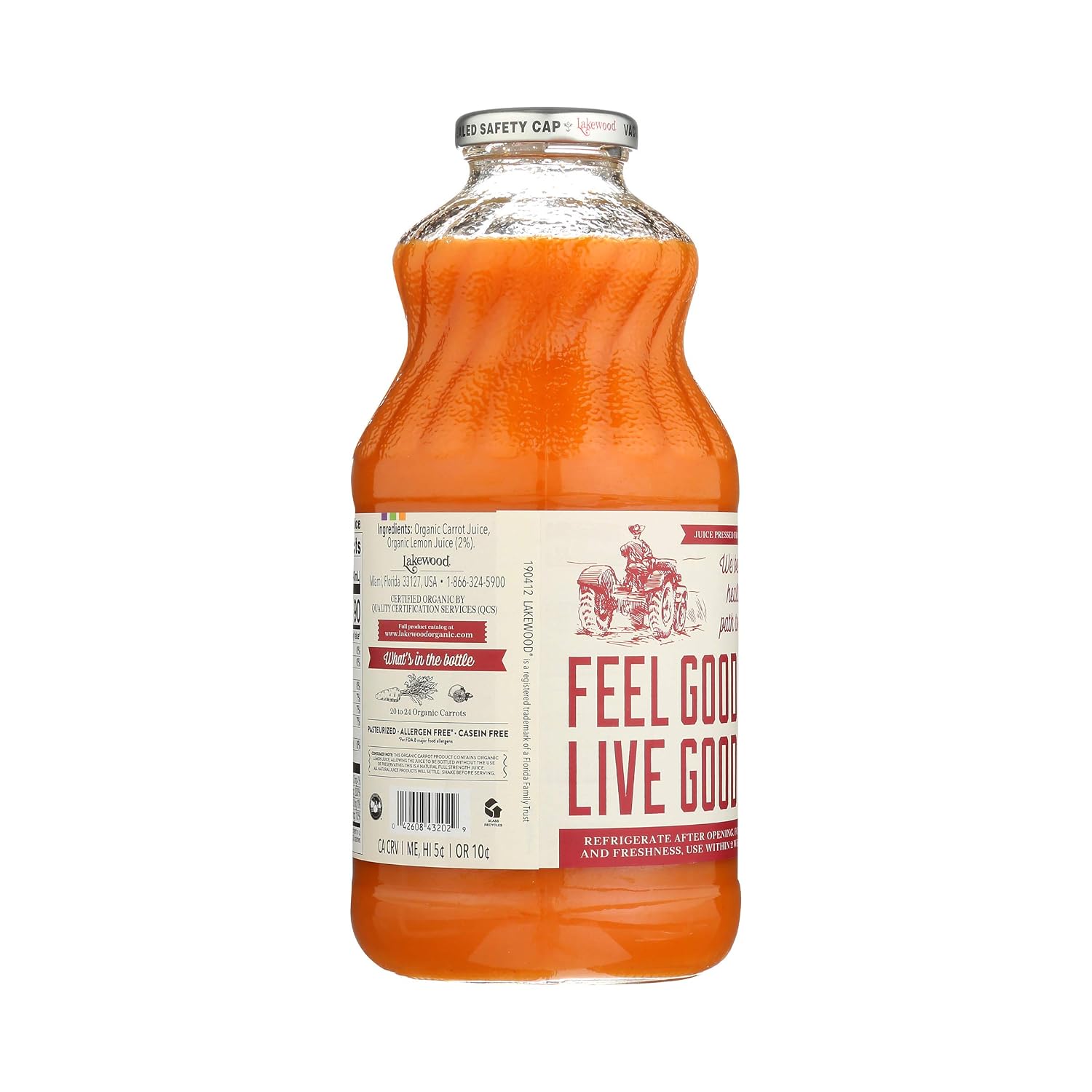 Lakewood Organic Pure Concord Grape Juice, 32 oz