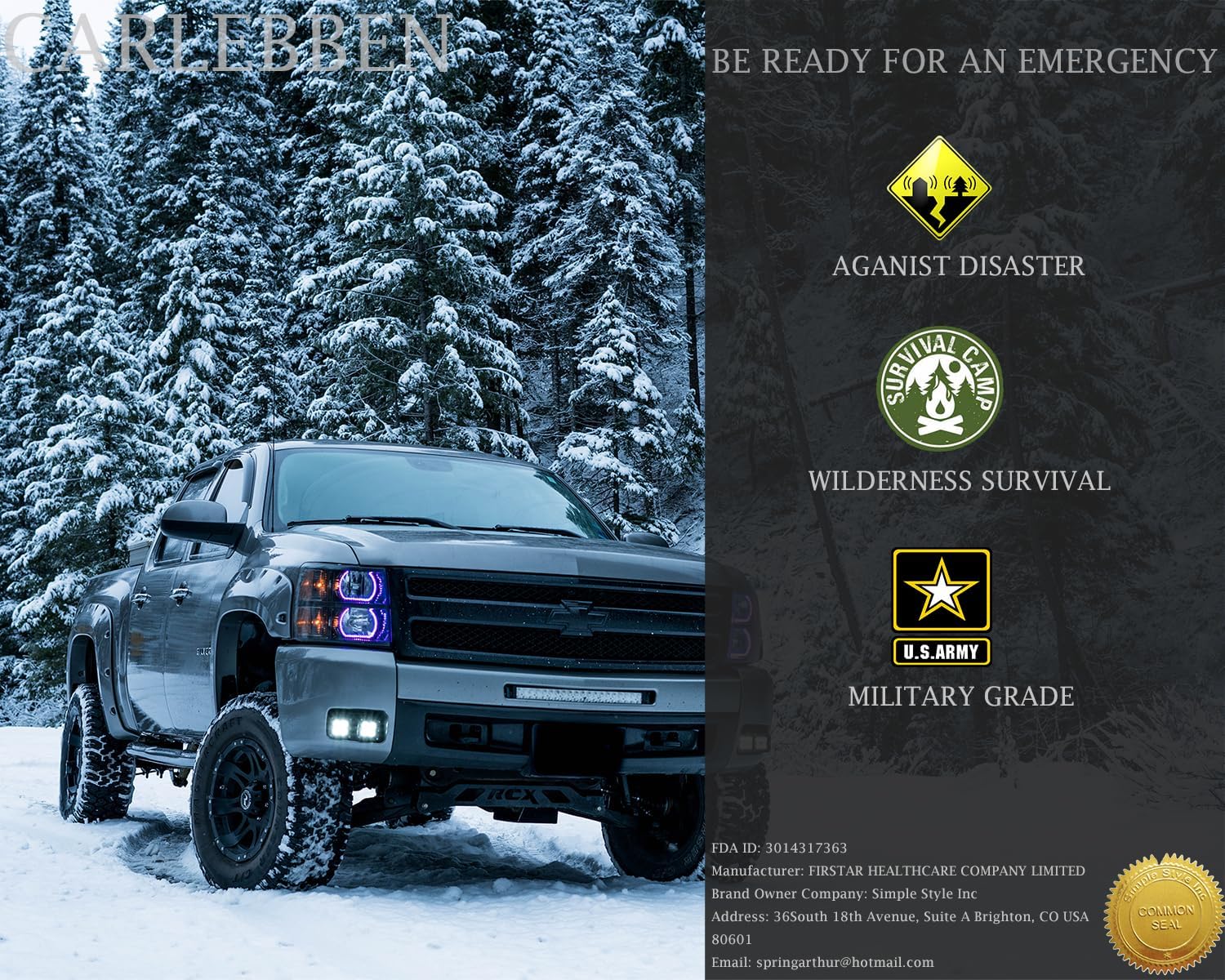 Survival Kit Camping kit First Aid Kit Emergency Bugout Bag Gifts for Men Tactical Gear Accessories Molle Attachments Military