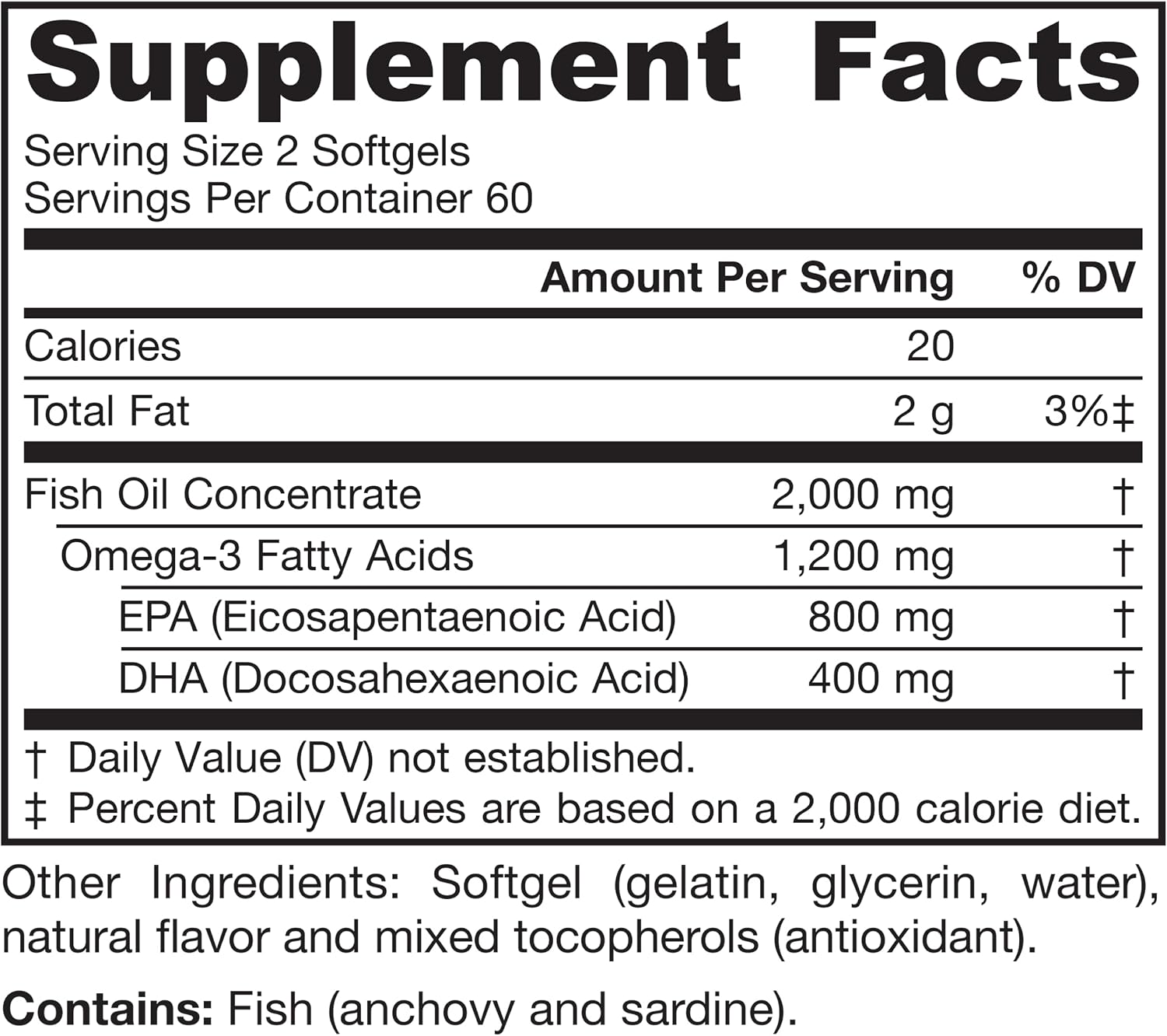 Jarrow Formulas EPA-DHA Balance, 1,200 mg Omega-3 Fatty Acids for Cardiovascular Support, 240 Softgels, 120 Day Supply