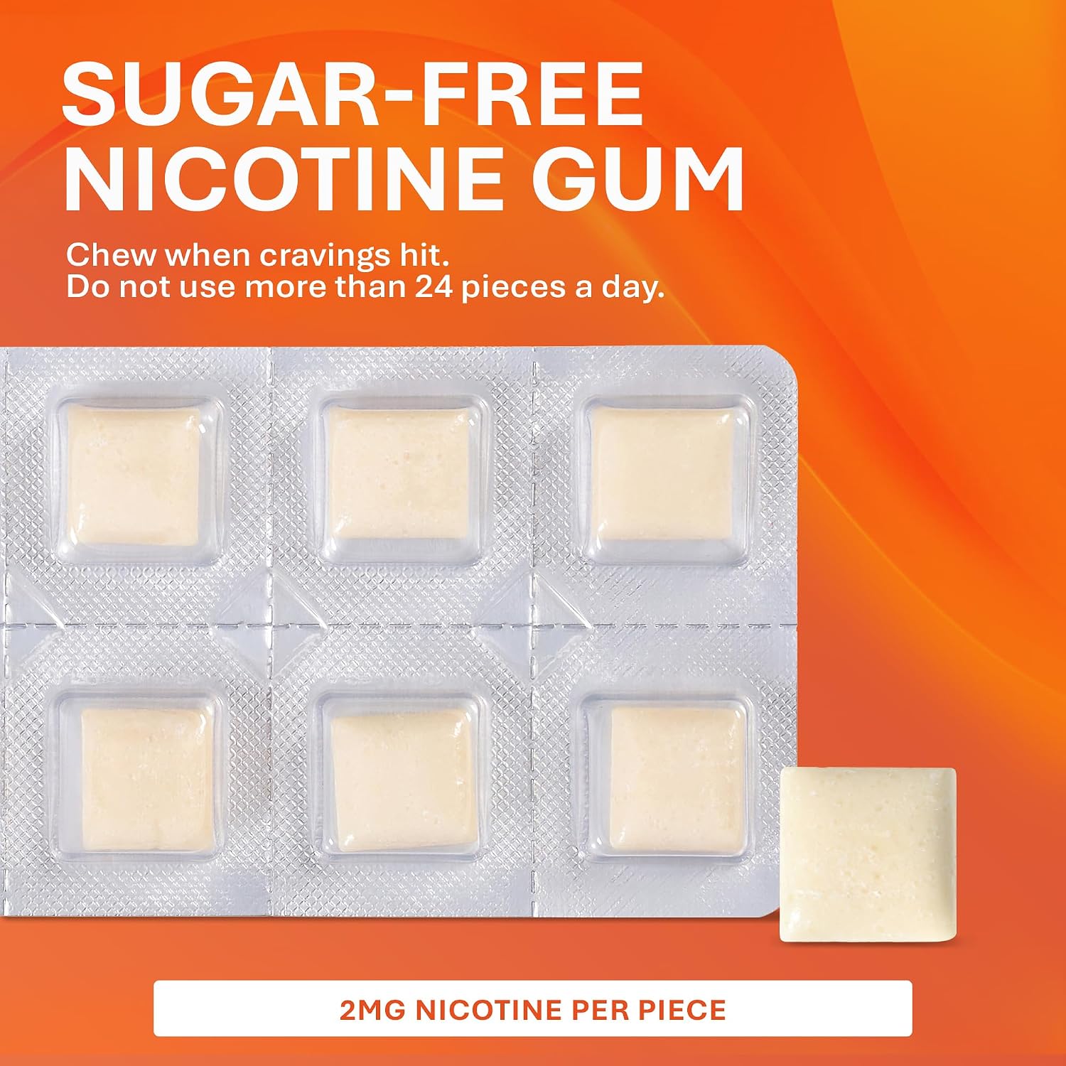 Rugby Polacrilex 2mg Nicotine Gum, Uncoated Mint Flavor, 20 Count (1-Pack) | Sugar-Free Stop Smoking Aid