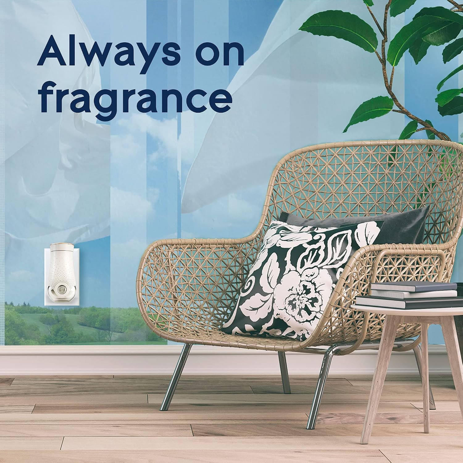 Glade PlugIns Refills Air Freshener, Scented and Essential Oils for Home and Bathroom, Cashmere Woods, 2.01 Fl Oz, 3 Count