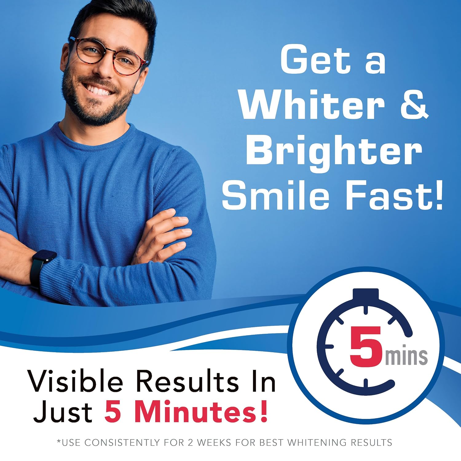 Plus White Speed Whitening Gel, 5 MinuteTeeth Whitening (2 oz) | Professional Grade, Dentist Approved Hydrogen Peroxide Ingredient, Removes Stains Fast, At Home Teeth Whitening Gel Treatment