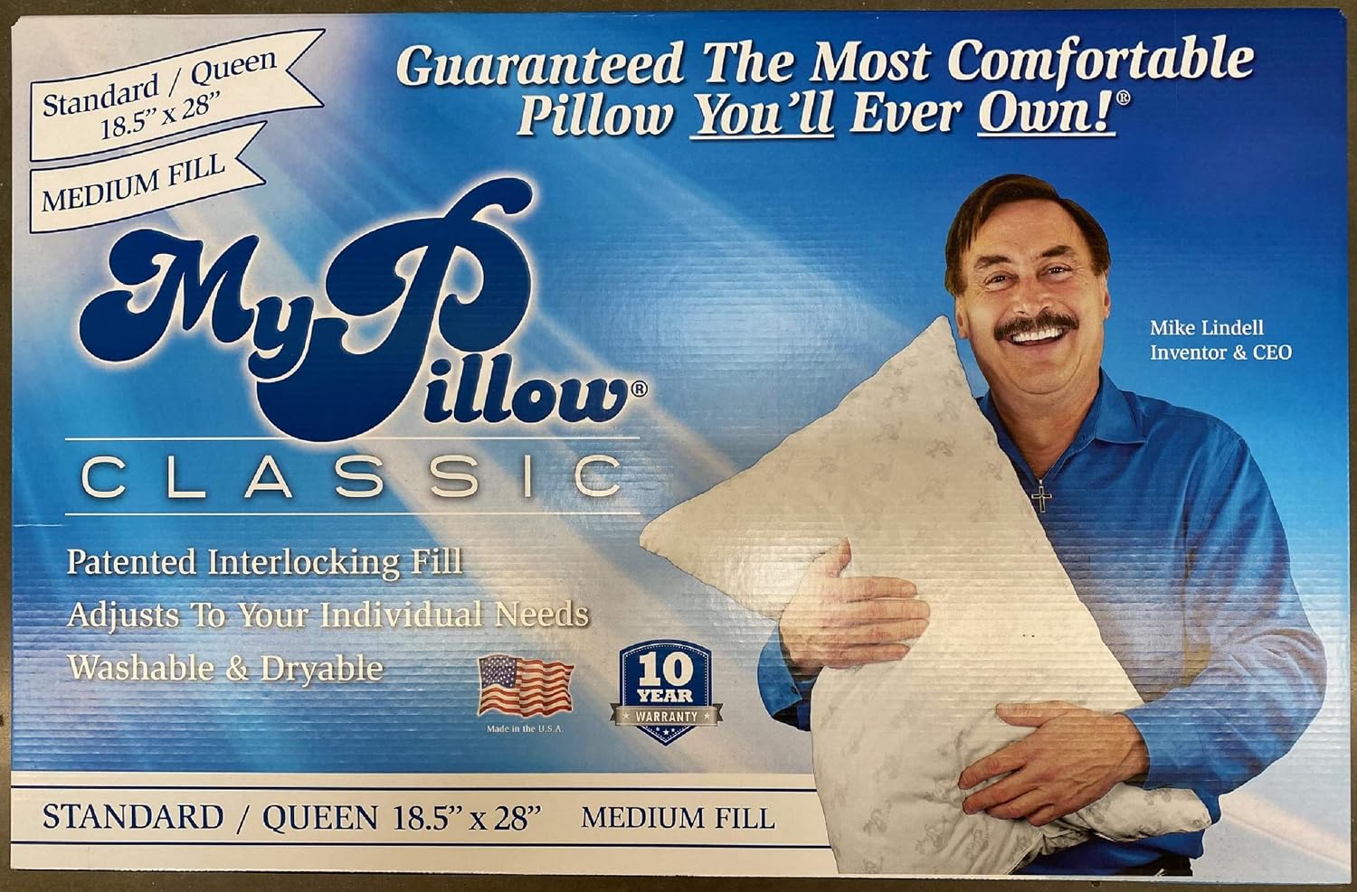 MyPillow Classic Standard/Queen Medium Fill Pillow