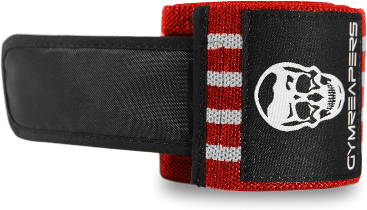 Gymreapers Knee Wraps for Squats and Powerlifting 72 Inch Compression Wraps with Strap for Men & Women Weightlifting Support