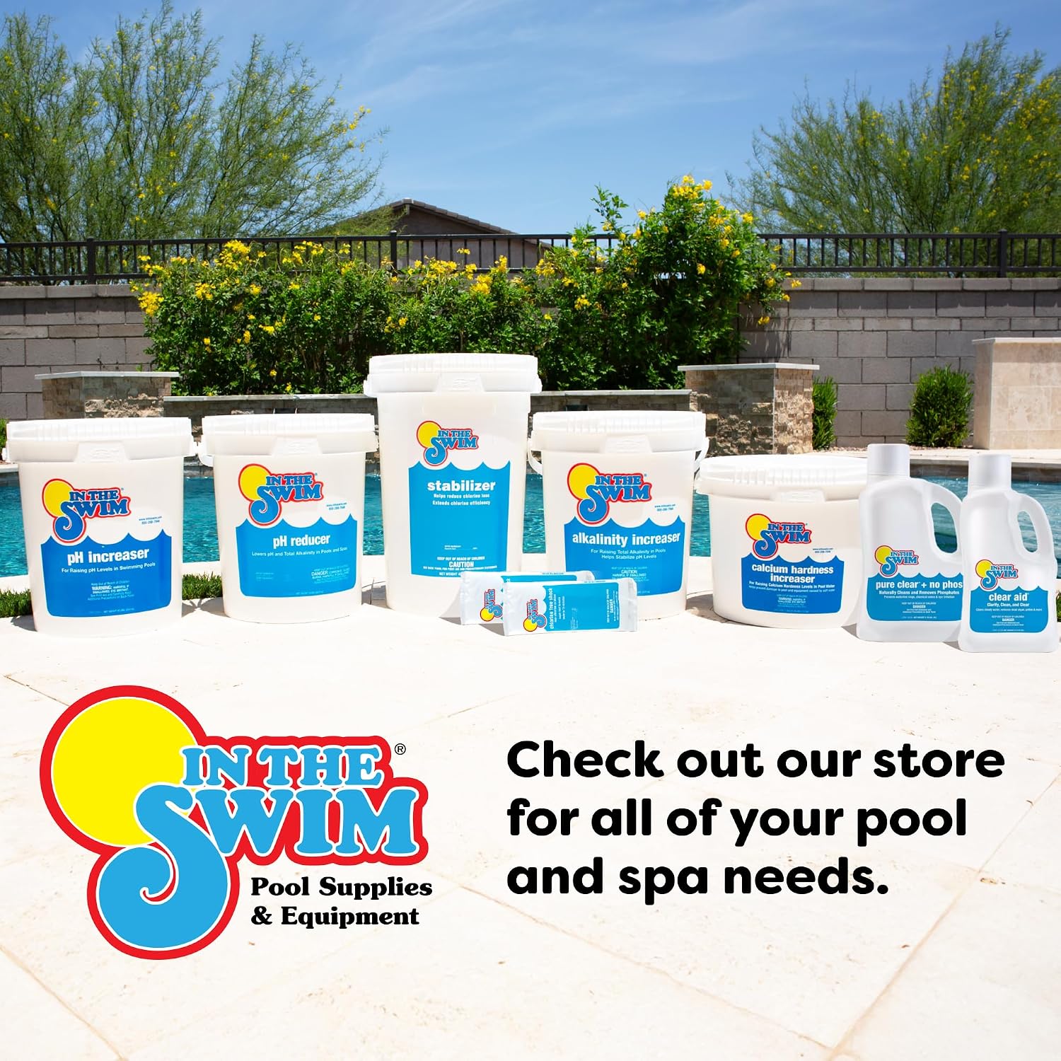 In The Swim pH Increaser for Pools - 5 Pounds | Granular 100% Sodium Carbonate (Soda Ash) to Raise pH Up
