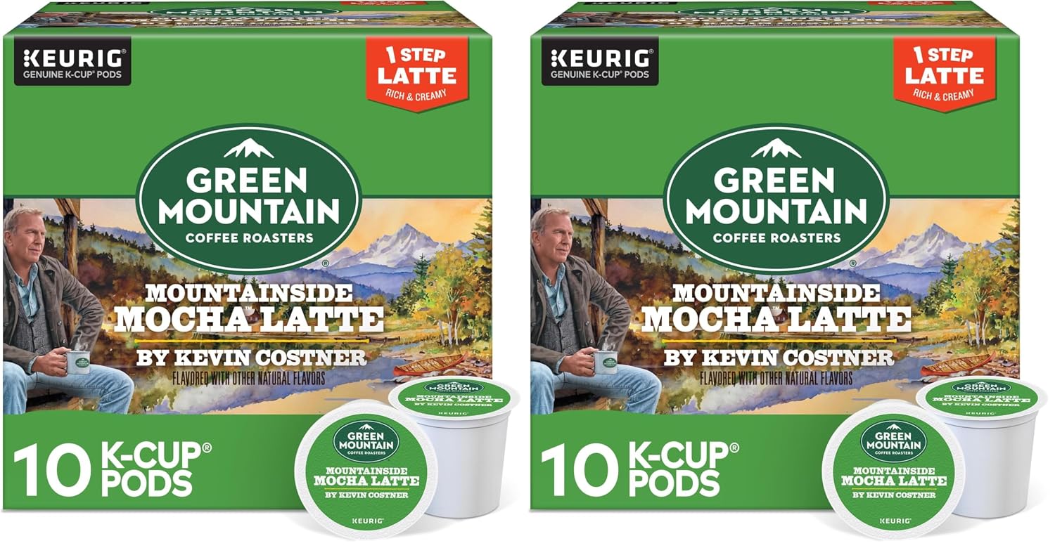 Green Mountain Coffee Roasters Island Coconut, Single-Serve Keurig K-Cup Pod, Flavored Light Roast Coffee, 24 Count (Pack of 1)