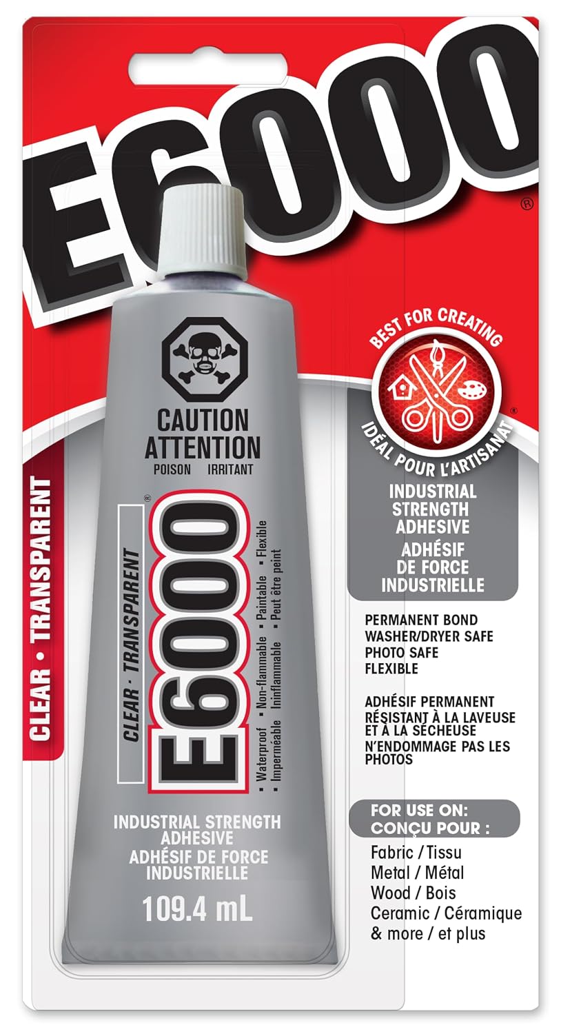 E-6000 Clear Industrial Adhesive Medium Viscosity Glue 3.7 oz. 230022 by E6000