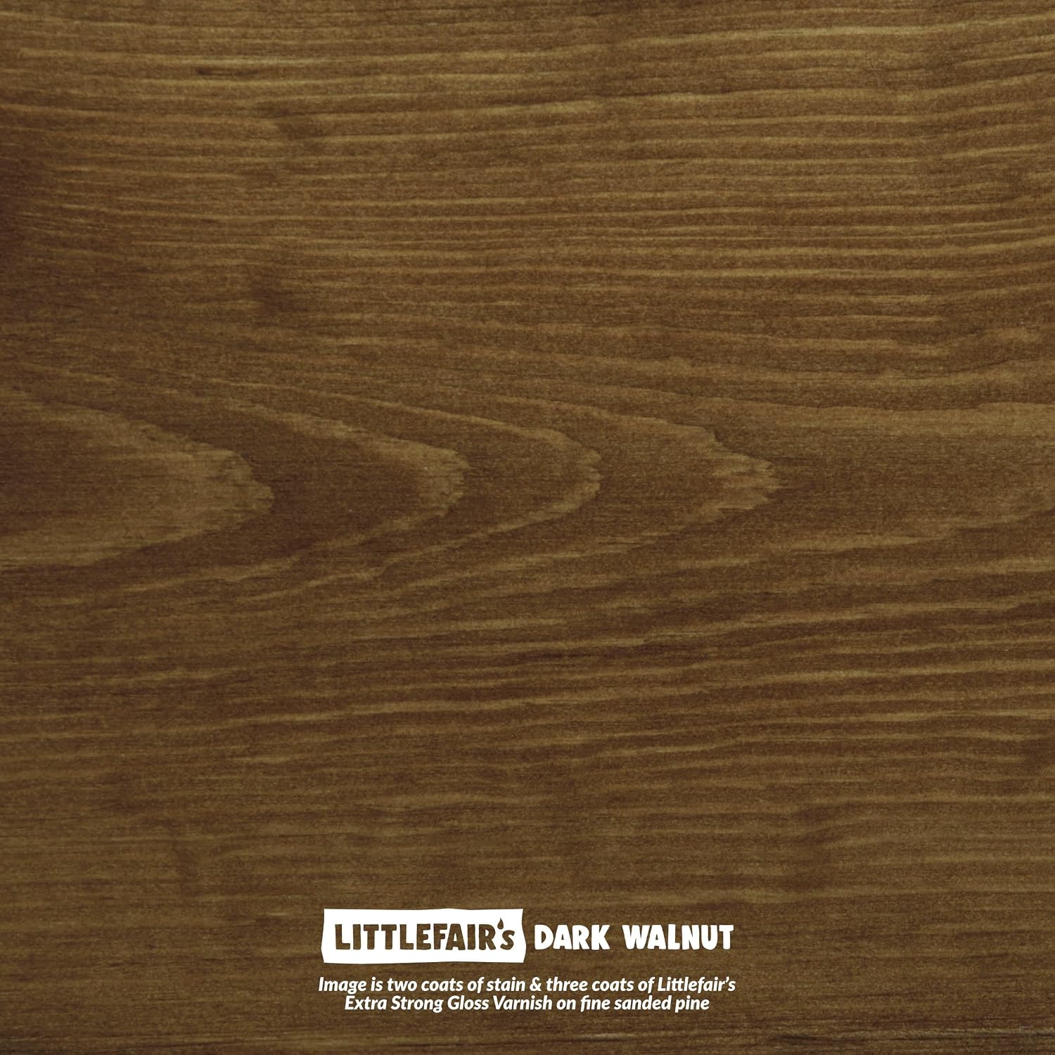 Littlefair's Wood Stain Water Based - 8.5oz/250ml - Indoor Furniture Stain Light & Dark Finishes - Special Non Toxic & Eco Friendly Formula - Wood Stain for Crafts - Color: Antique Stripped Pine