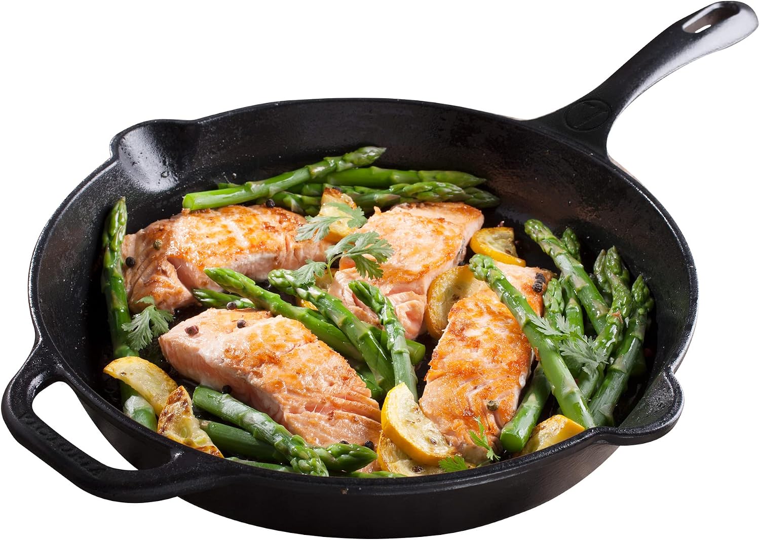Victoria 10-Inch Cast Iron Skillet, Pre-Seasoned Cast-Iron Frying Pan with Long Handle, Made in Colombia | Pan with Long Handle, Made in Colombia
