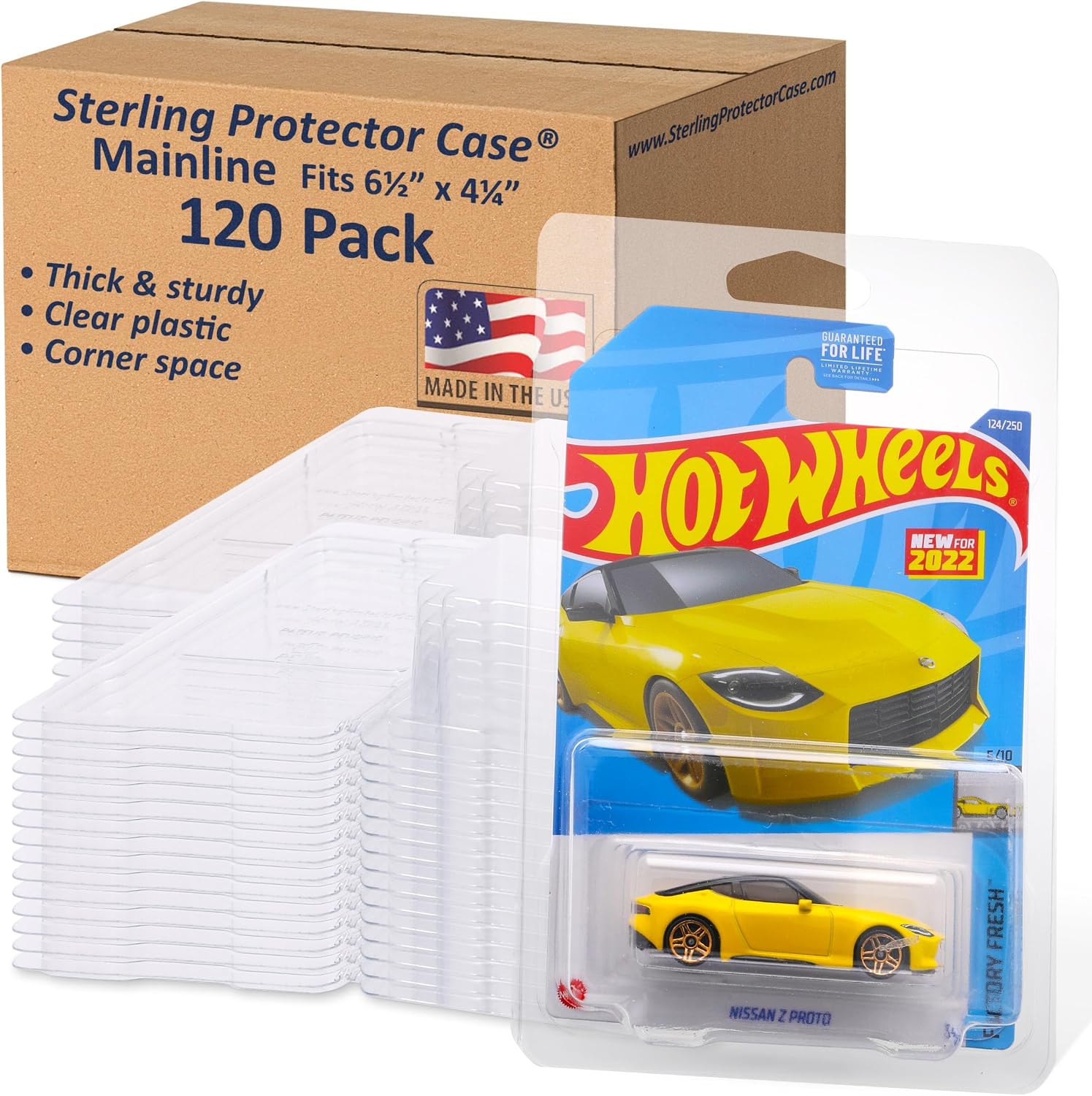 Sterling Protector Case Mainline 12 Pack Model 17201 for Card Size 6.5x4.25