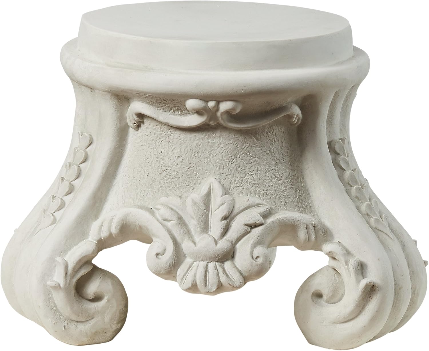 Design Toscano KY992 Chatsworth Manor Neoclassical Pedestal Column Plant Stand, Antique Stone