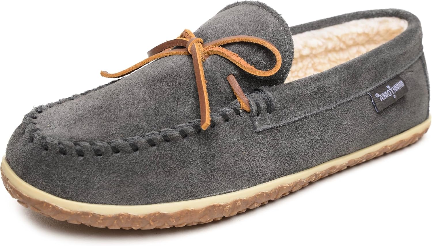 Minnetonka Men's Tomm Suede Leather Moccasins