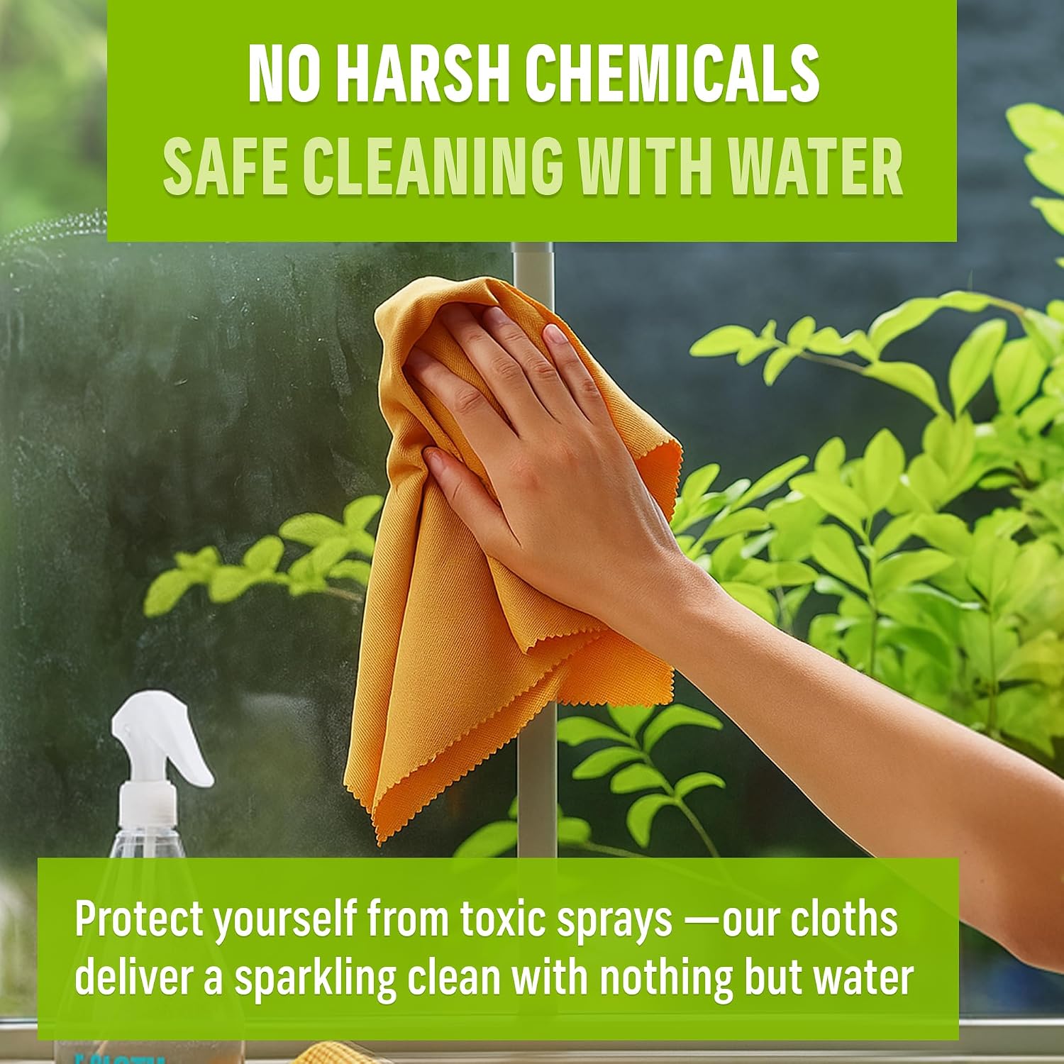 E-Cloth Window and Glass Cleaner Kit, Just Add Water - 1 Kit