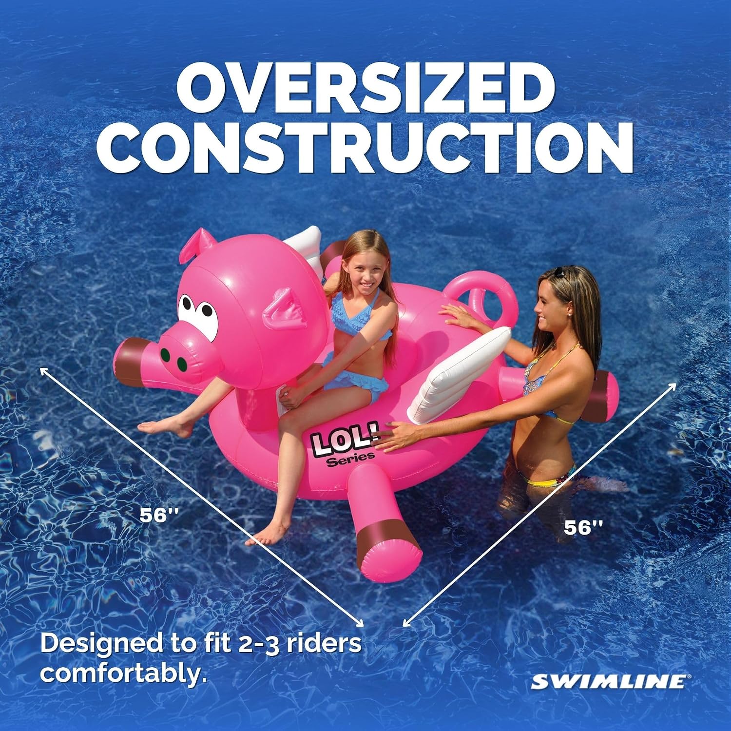 SWIMLINE Original Giant Inflatable Pool Float Floatie Ride-On