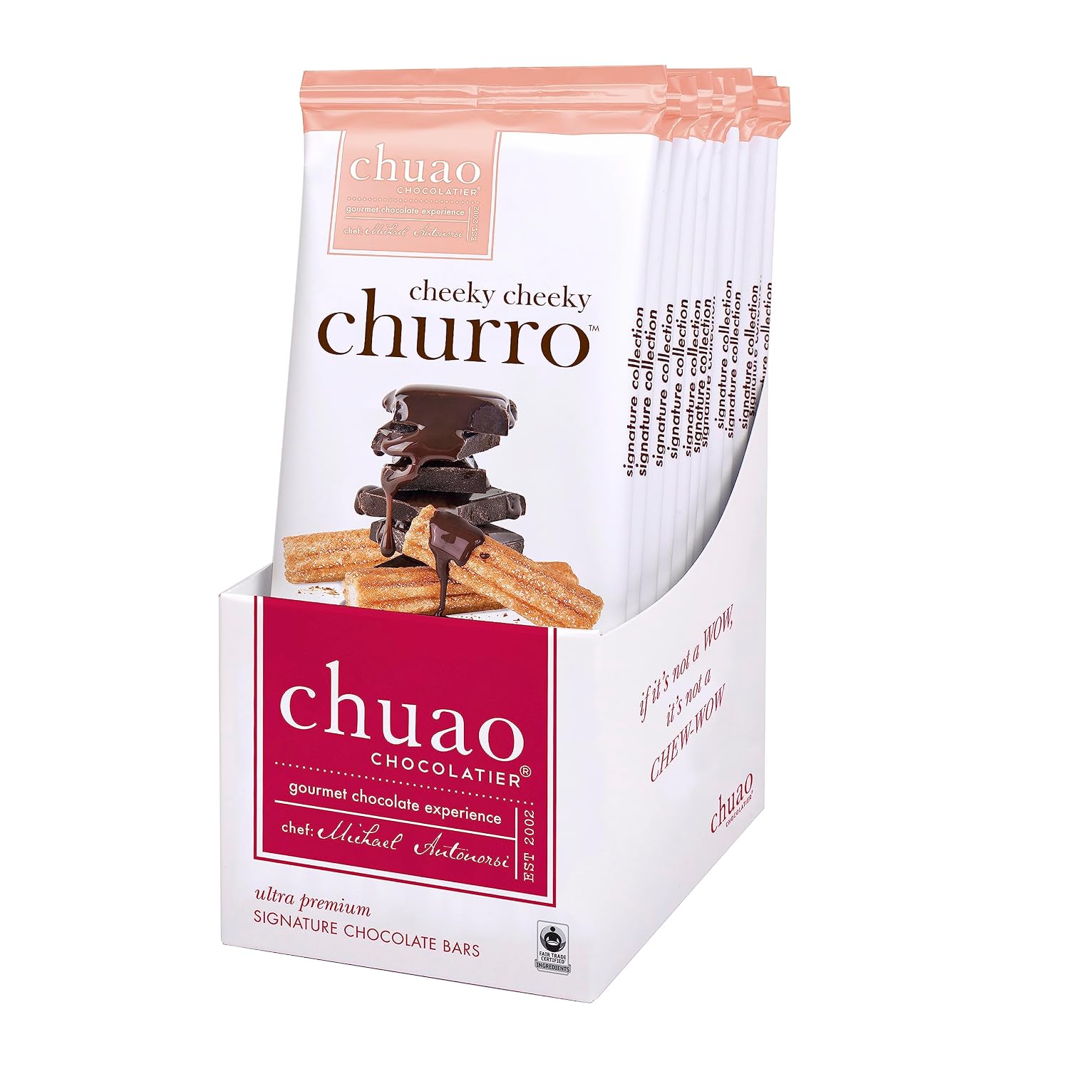 Chuao Chocolatier Ravishing Rocky Road Milk Chocolate Bars | Gourmet Almond Vegan Marshmallows Artisan No Preservatives | 10 Pack (2.8 oz each)