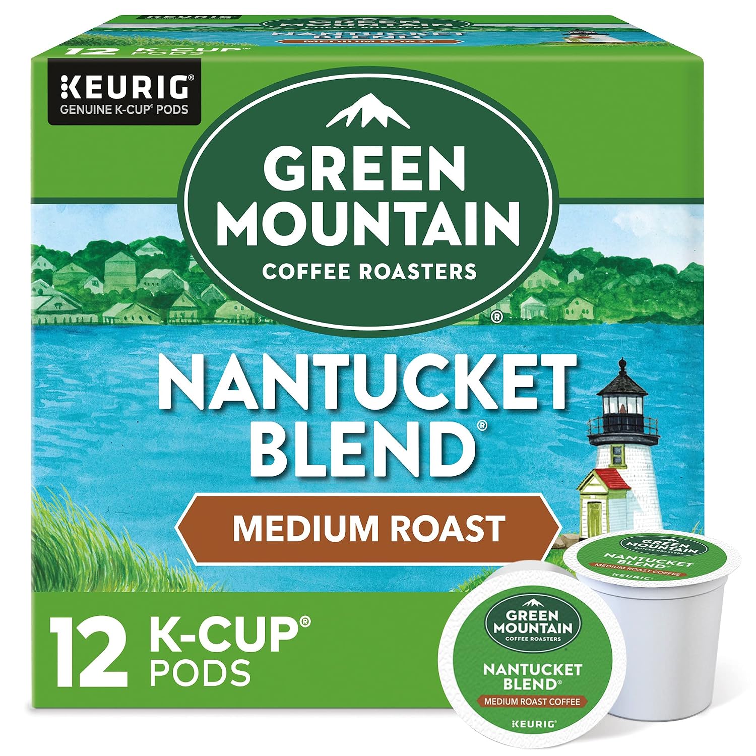 Green Mountain Coffee Nantucket Blend Keurig Single-Serve K-Cup Pods, Medium Roast Coffee, 96 Count