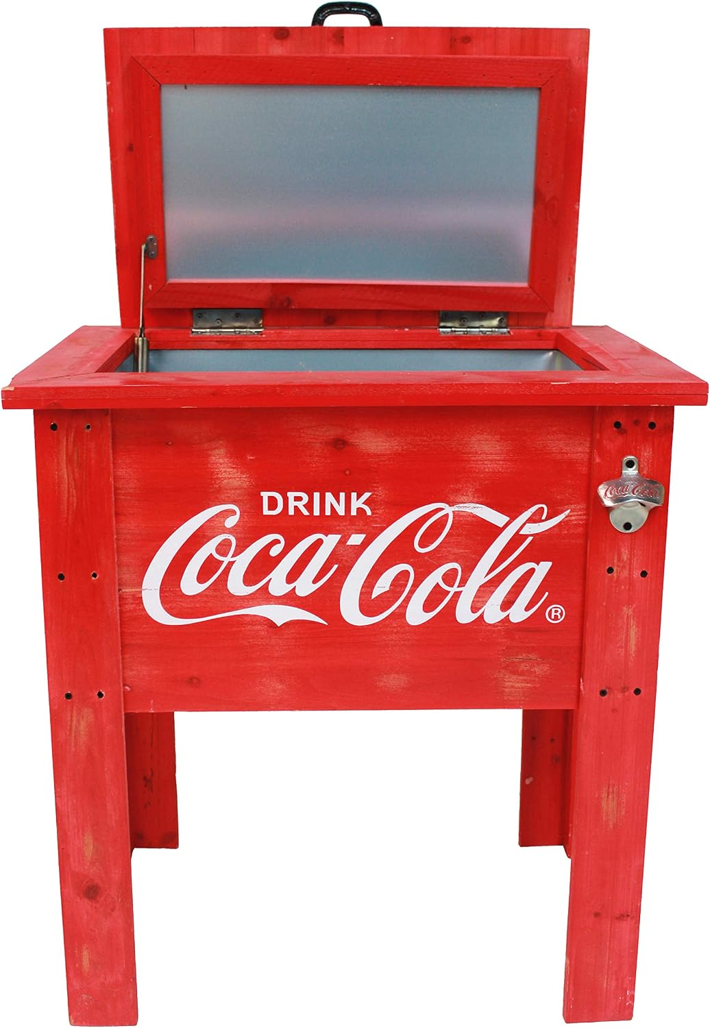 Leigh Country CP 98100 Coca Cola Vintage Cooler, 54-Quart, Red