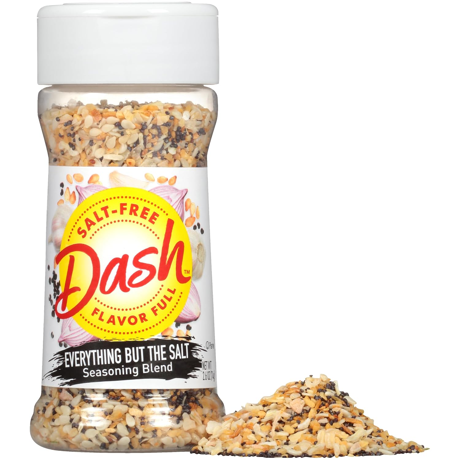 Dash Salt-Free Seasoning Blend, Everything But The Salt Seasoning Blend, 2.6 Ounce
